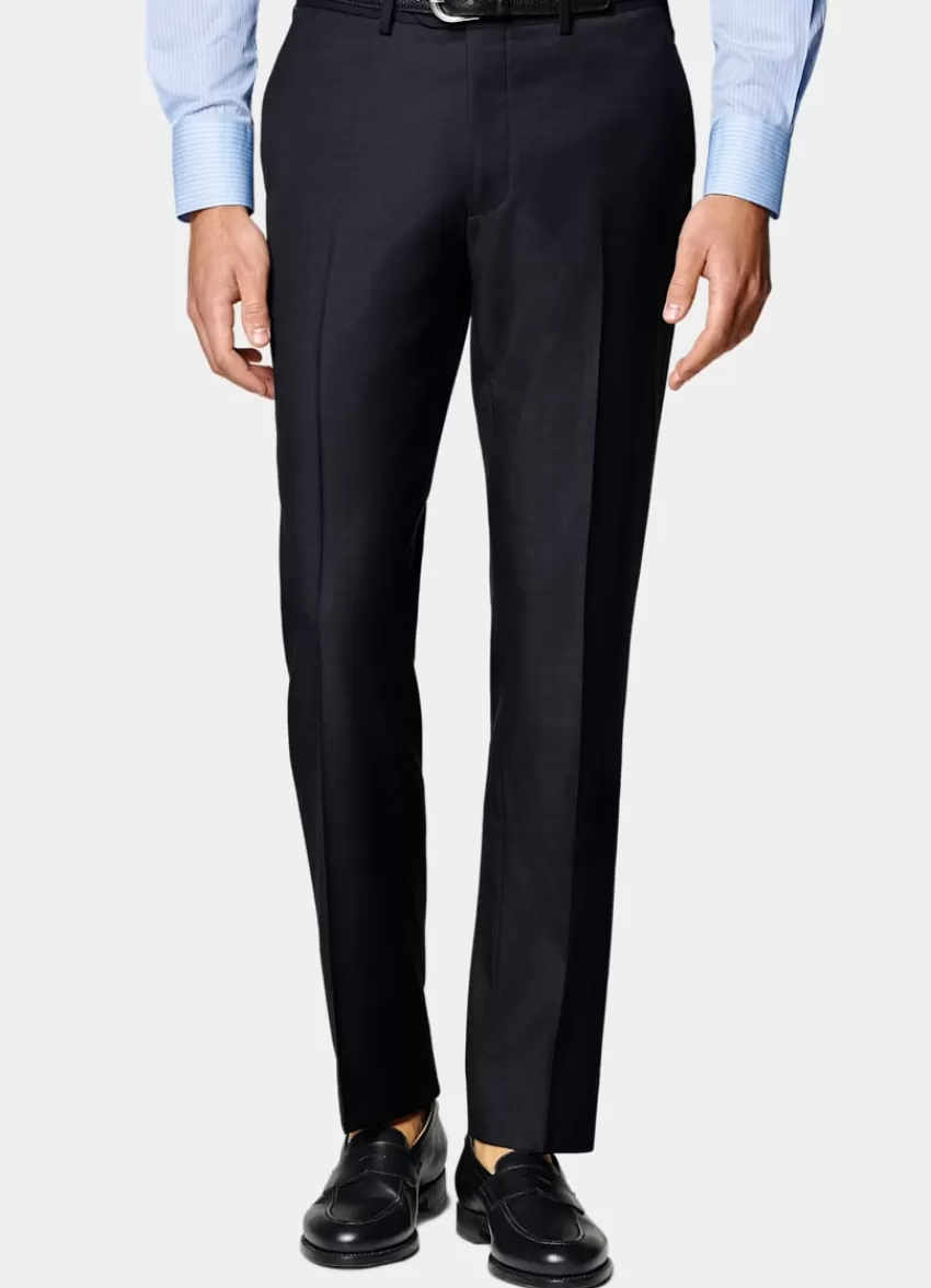 Suitsupply Brescia Anzughose Navy Slim Leg Straight Aus Pure S110er Schurwolle | Deutschland Hot