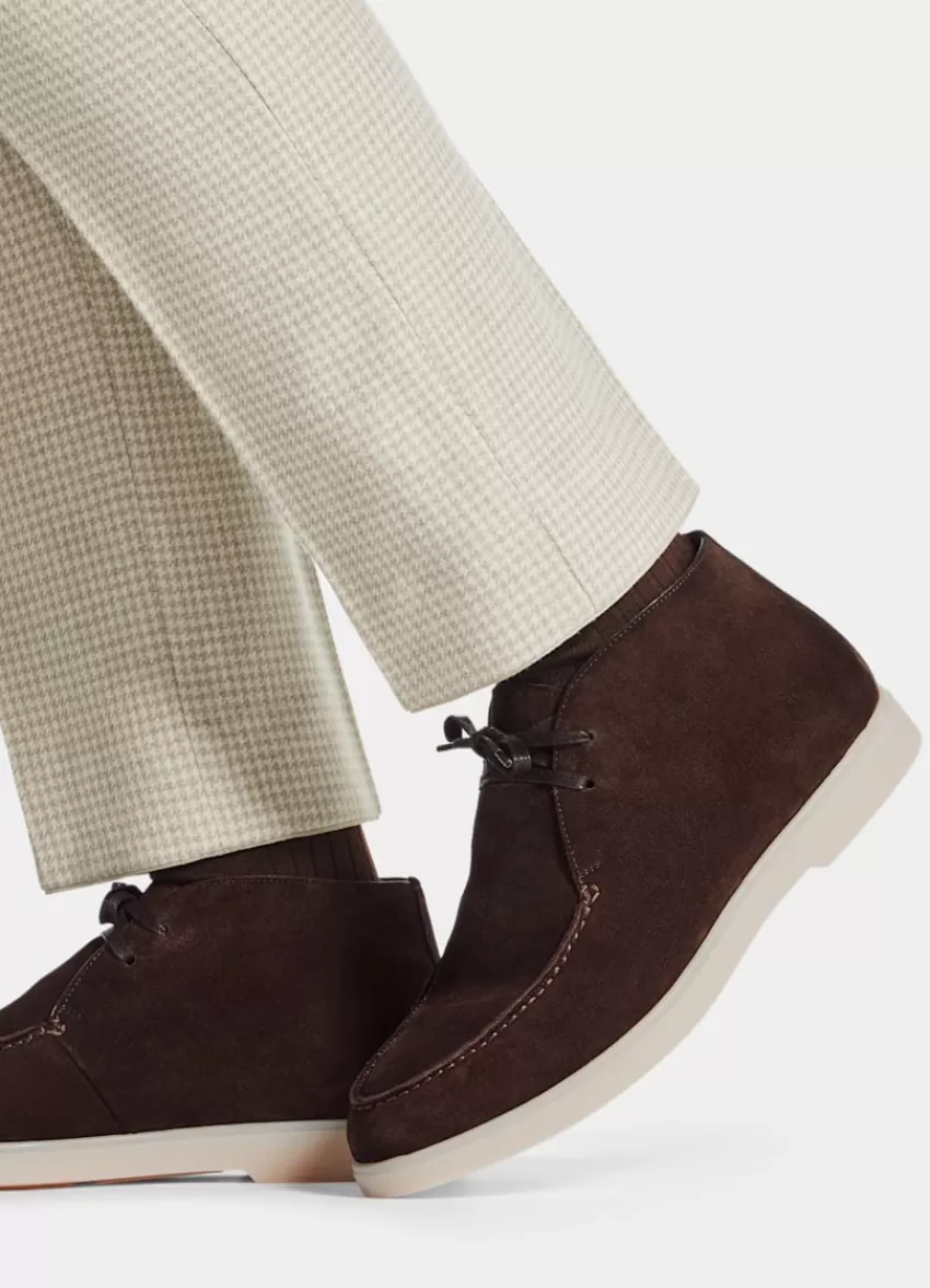 Suitsupply Chukka Boot Braun Aus Kalbsvelours | Deutschland Fashion