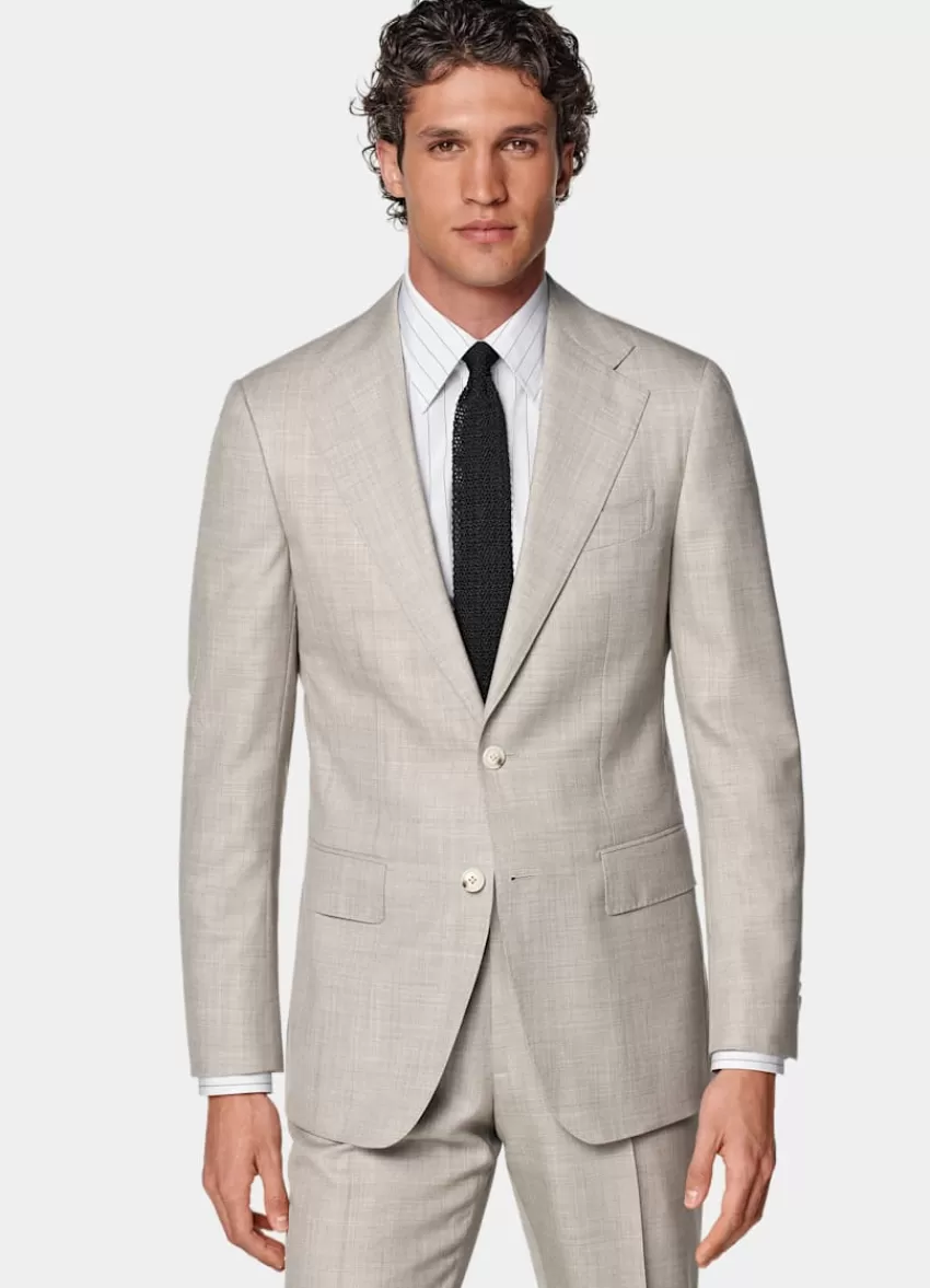 Suitsupply Custom Made Maßanzug Hellbraun Aus Pure Tropical Schurwolle | Deutschland Cheap
