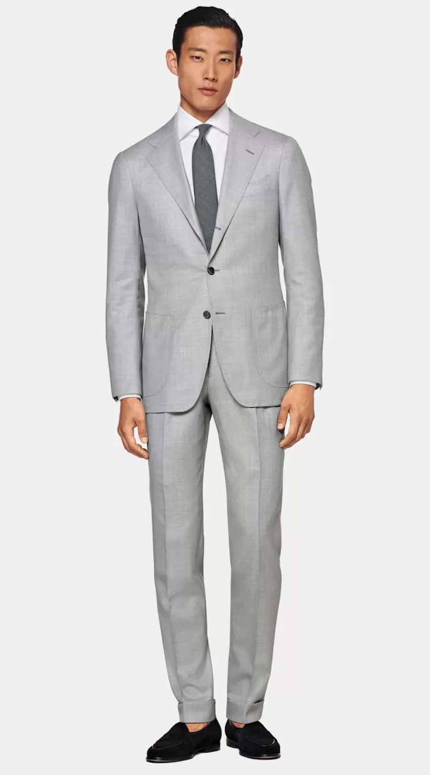 Suitsupply Custom Made Maßanzug Hellgrau Aus Pure S180er Schurwolle | Deutschland Cheap