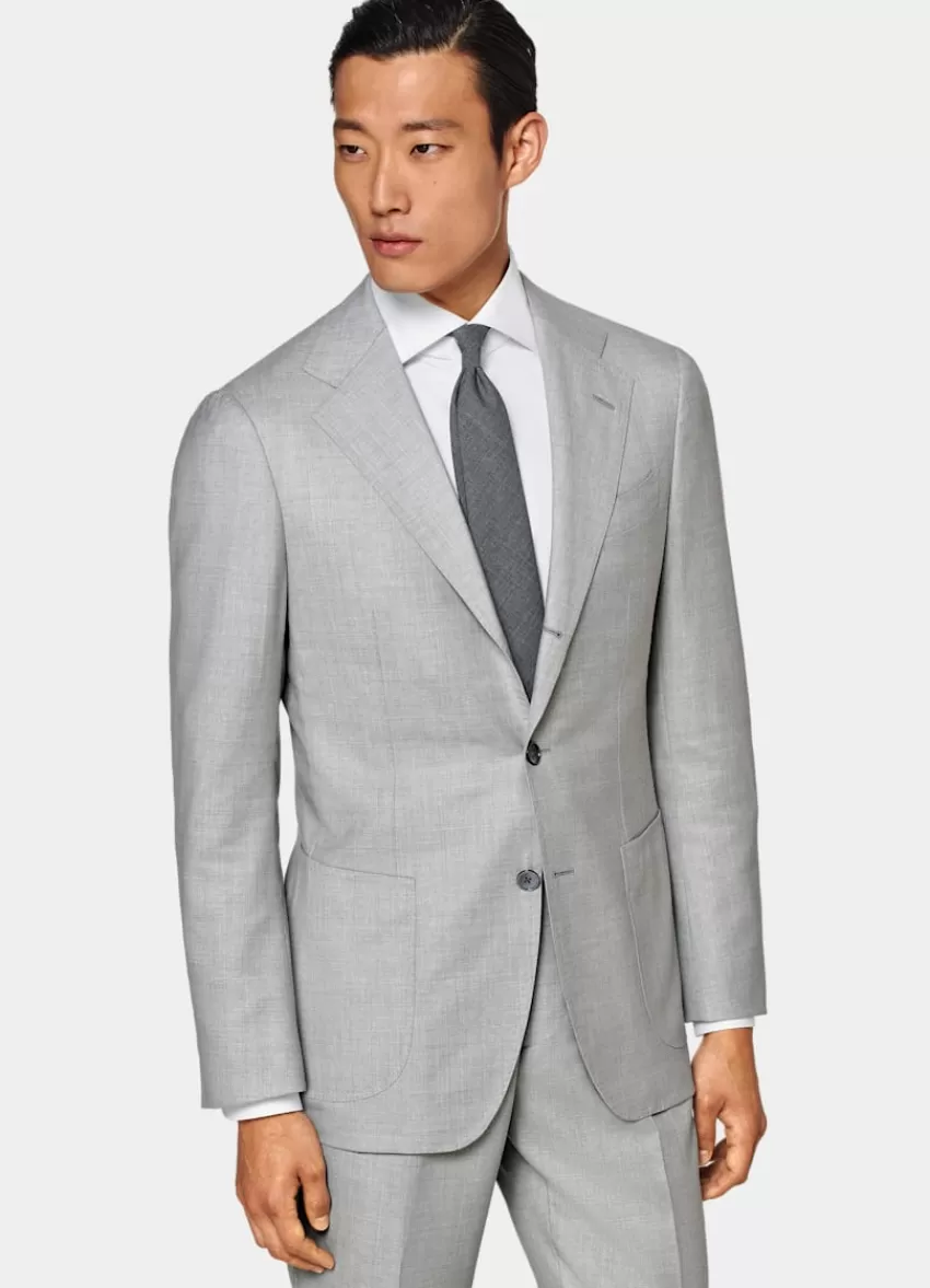 Suitsupply Custom Made Maßanzug Hellgrau Aus Pure S180er Schurwolle | Deutschland Cheap