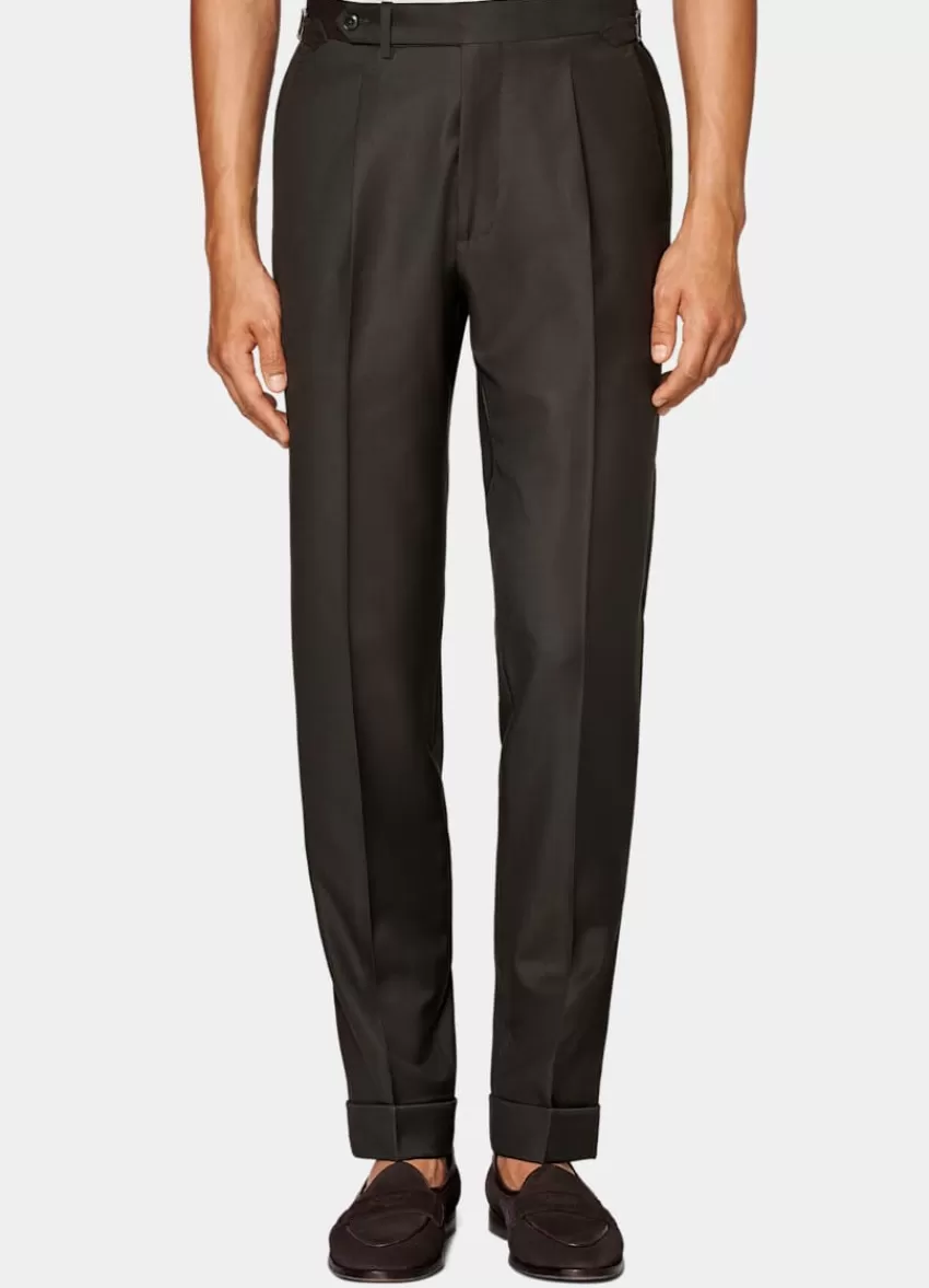 Suitsupply Havana Anzug Dunkelbraun Tailored Fit Aus Pure S110er Schurwolle | Deutschland Cheap