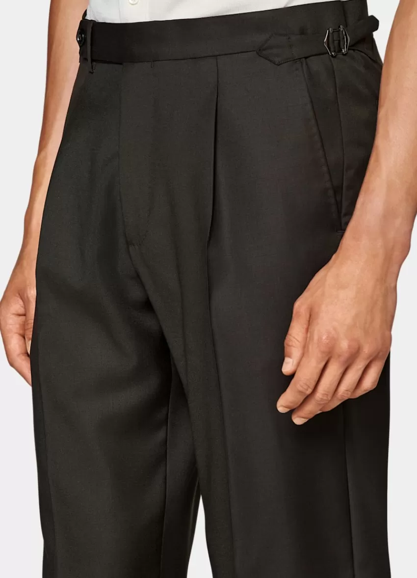 Suitsupply Havana Anzug Dunkelbraun Tailored Fit Aus Pure S110er Schurwolle | Deutschland Cheap
