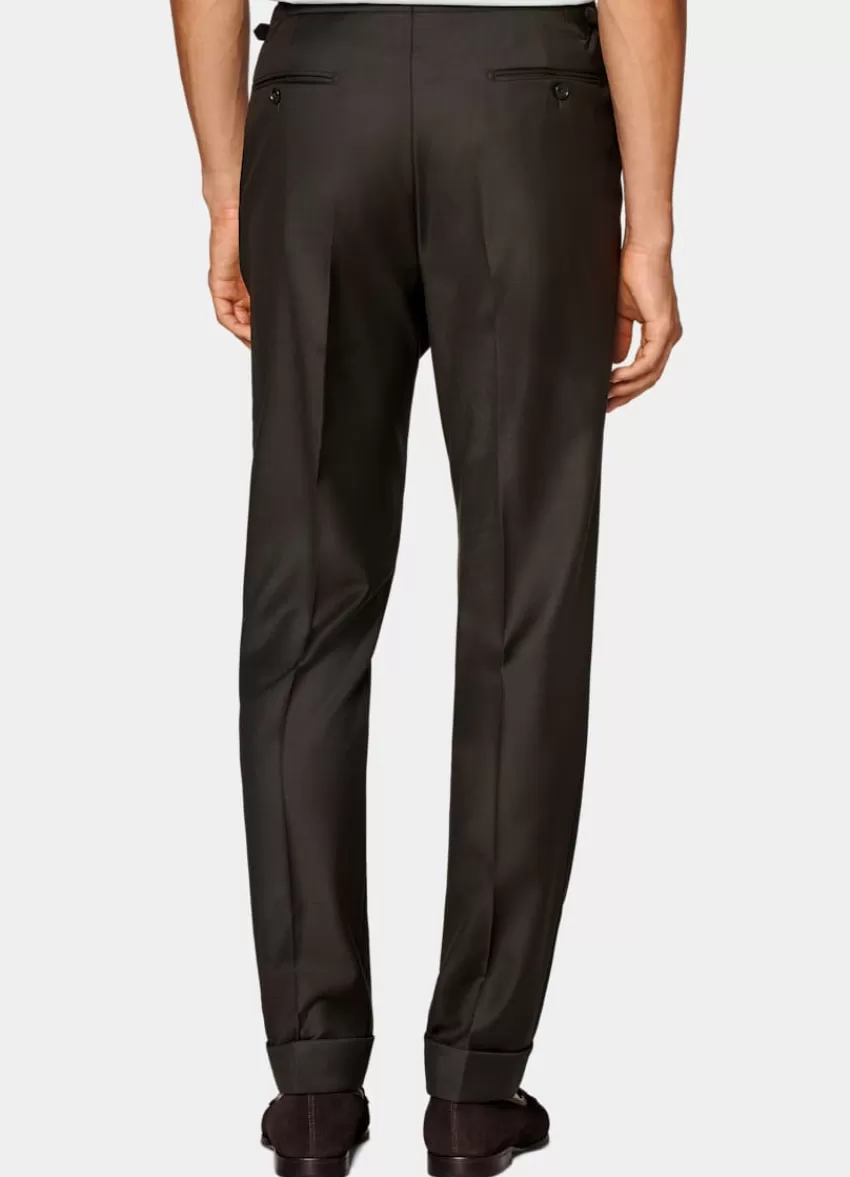 Suitsupply Havana Anzug Dunkelbraun Tailored Fit Aus Pure S110er Schurwolle | Deutschland Cheap