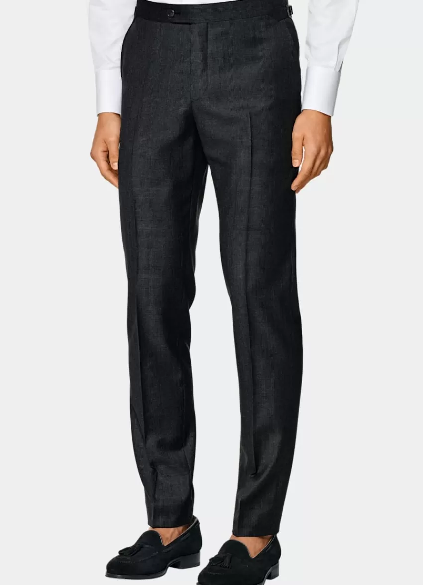 Suitsupply Havana Anzug Dunkelgrau Kariert Tailored Fit Aus Pure S110er Schurwolle | Deutschland Hot