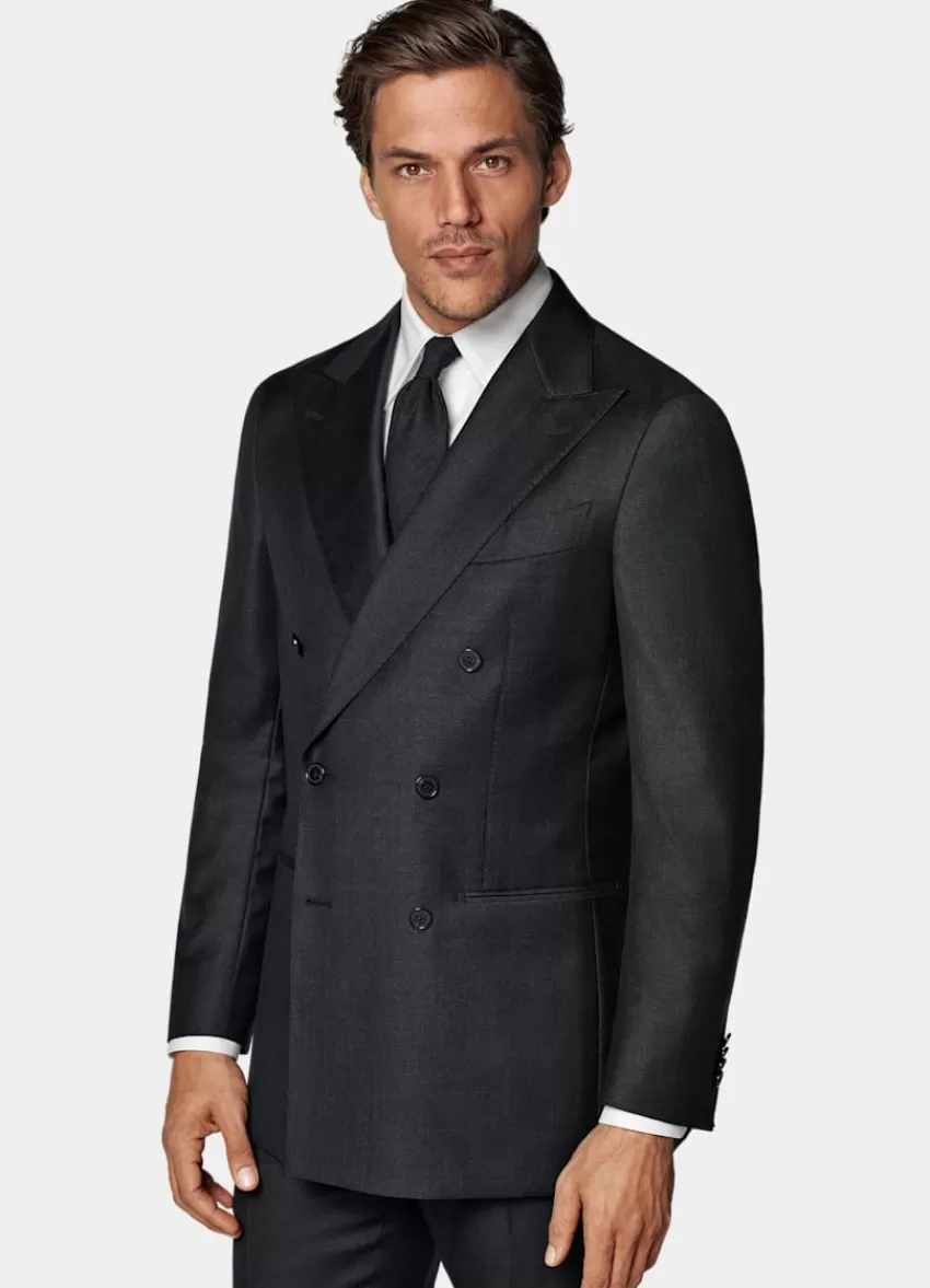 Suitsupply Havana Anzug Dunkelgrau Tailored Fit Aus Pure S110er Schurwolle | Deutschland Outlet