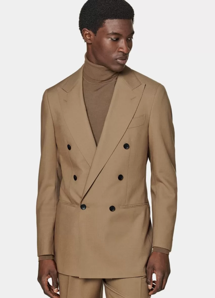 Suitsupply Havana Anzug Mittelbraun Tailored Fit Aus Pure 4fach Traveller Schurwolle | Deutschland Clearance