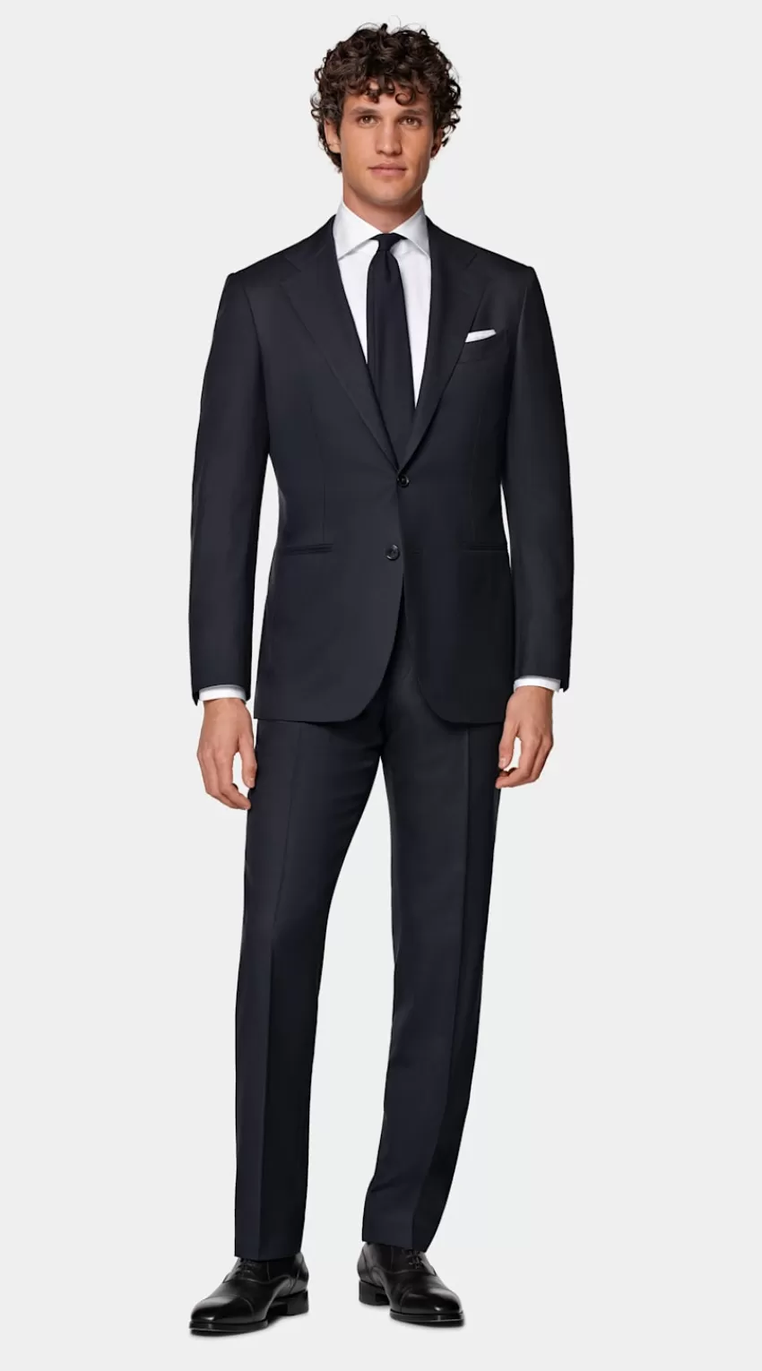 Suitsupply Havana Anzug Navy Tailored Fit Aus Pure S150er Schurwolle | Deutschland Online