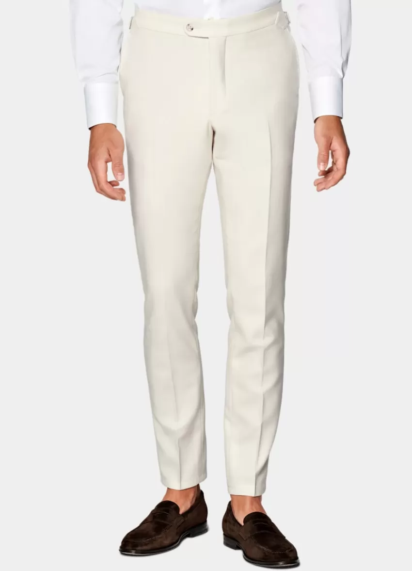 Suitsupply Havana Anzug Off-white Tailored Fit Aus Circular Schurwolle-Flanell | Deutschland Best Sale