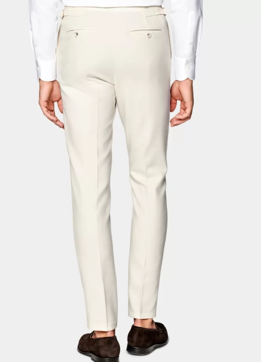 Suitsupply Havana Anzug Off-white Tailored Fit Aus Circular Schurwolle-Flanell | Deutschland Best Sale