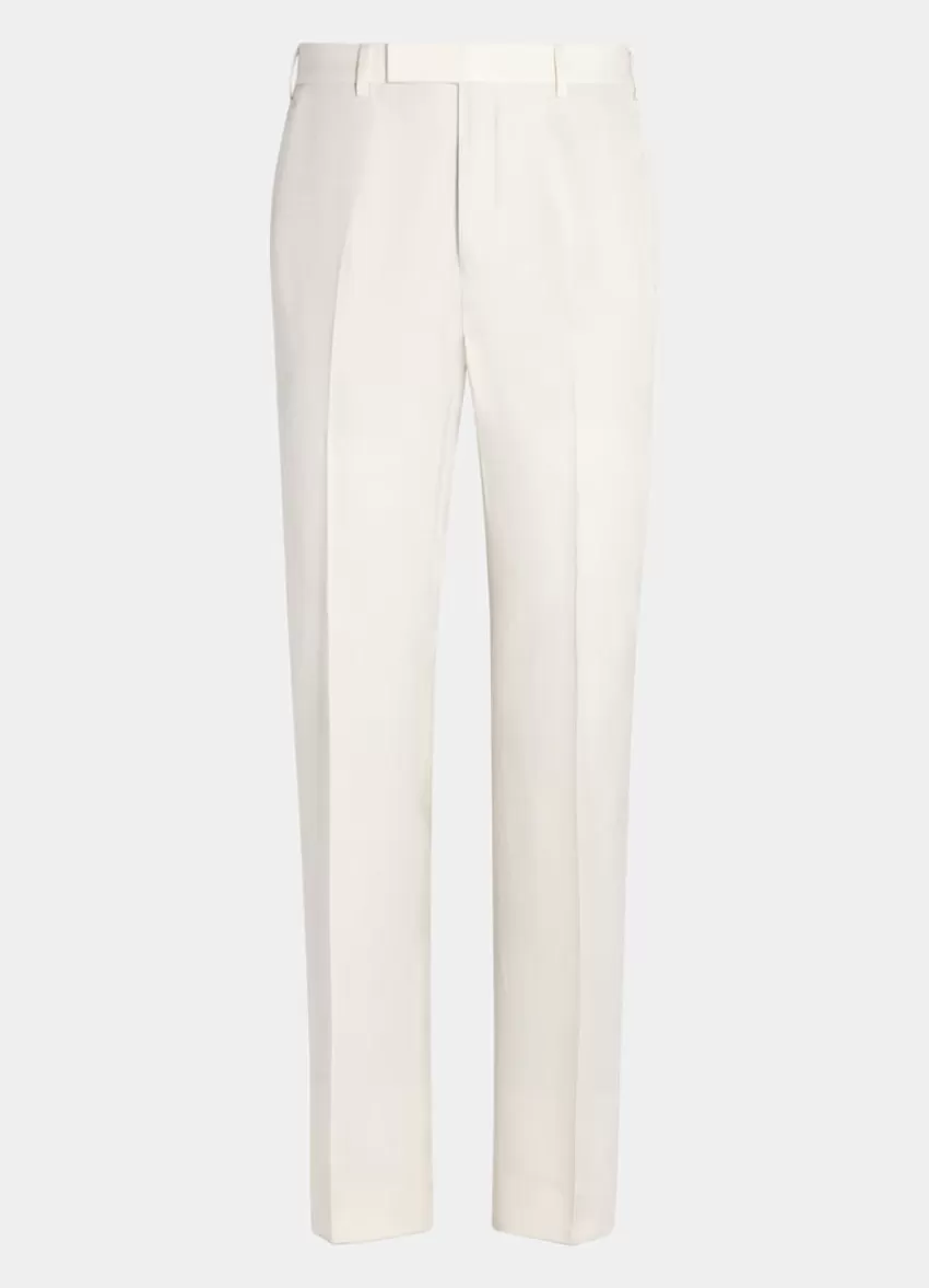 Suitsupply Havana Anzug Off-white Tailored Fit Aus Leinen Seide | Deutschland Discount