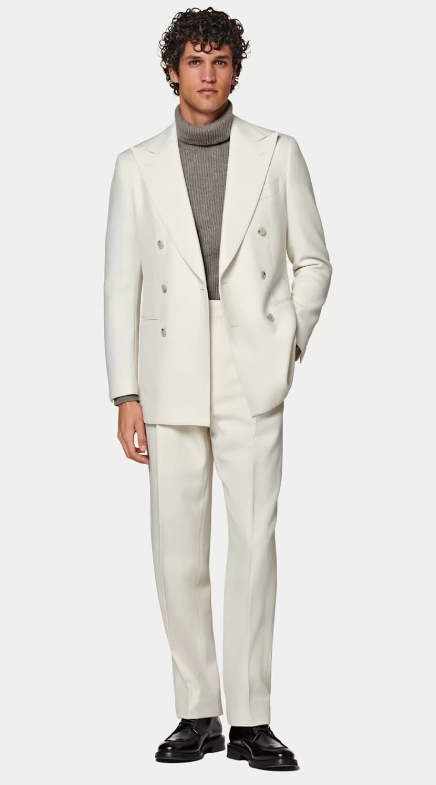 Suitsupply Havana Anzug Off-white Tailored Fit Aus Pure 4fach Traveller Schurwolle | Deutschland Cheap