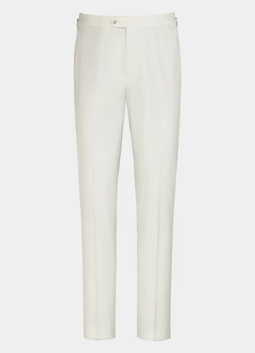 Suitsupply Havana Anzug Off-white Tailored Fit Aus Reine Baumwolle | Deutschland Hot