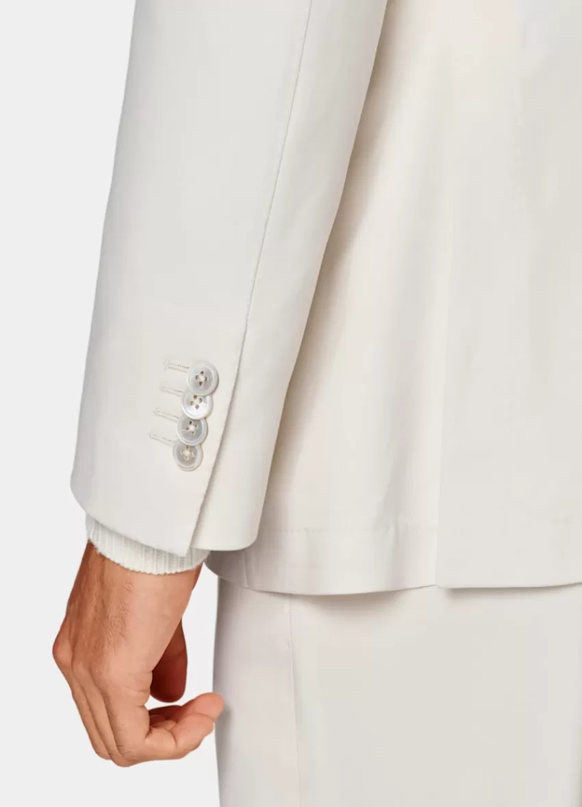 Suitsupply Havana Anzug Off-white Tailored Fit Aus Reine Seide | Deutschland Shop
