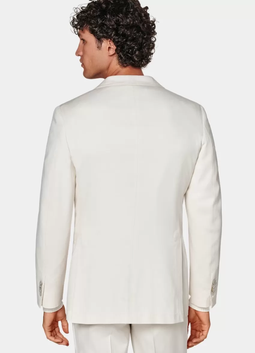 Suitsupply Havana Anzug Off-white Tailored Fit Aus Reine Seide | Deutschland Shop
