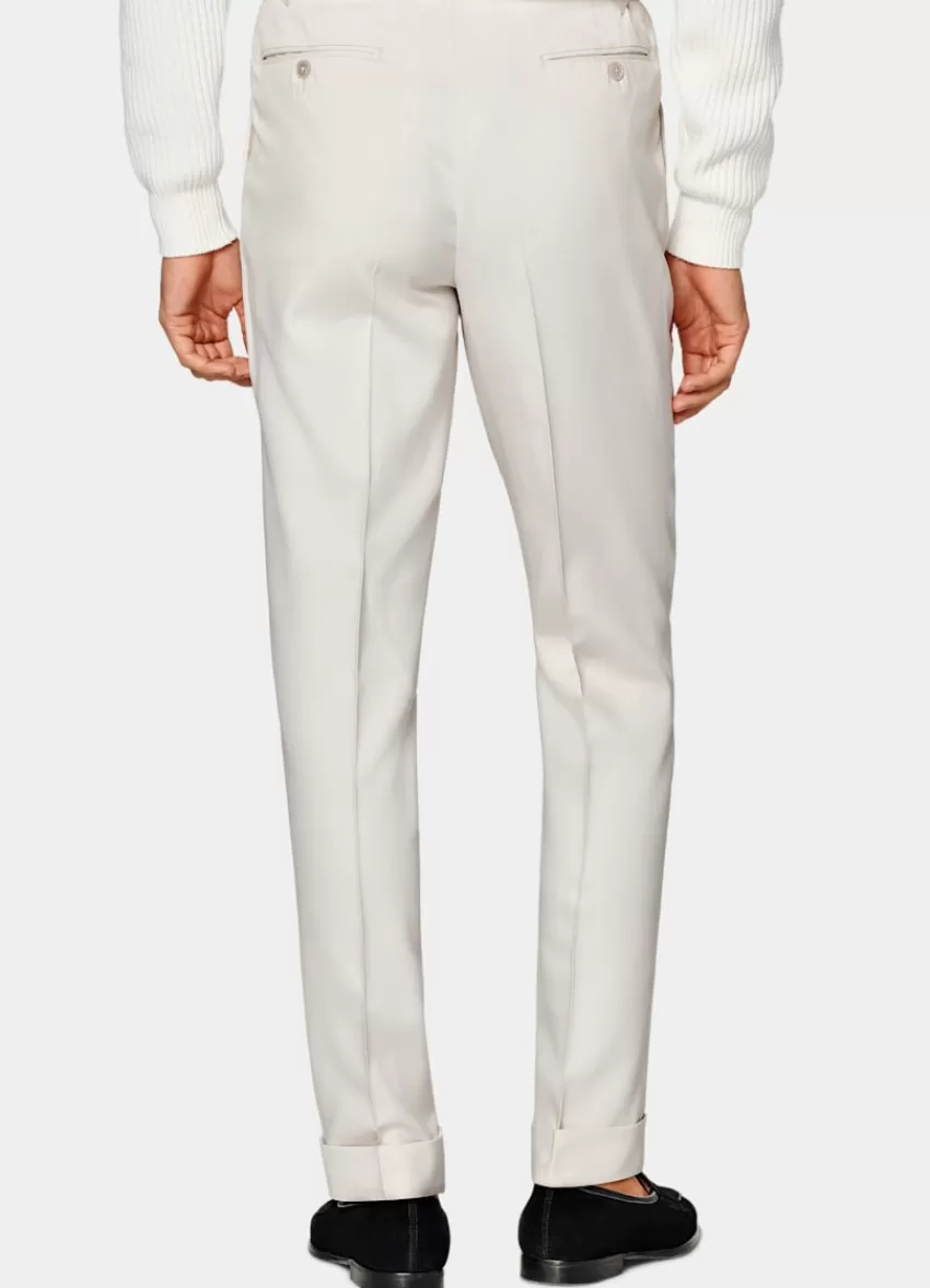 Suitsupply Havana Anzug Off-white Tailored Fit Aus Reine Seide | Deutschland Shop