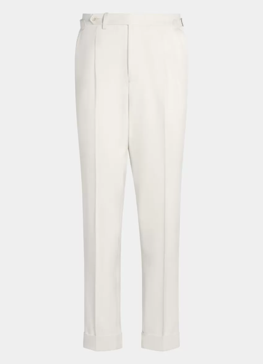 Suitsupply Havana Anzug Off-white Tailored Fit Aus Reine Seide | Deutschland Shop