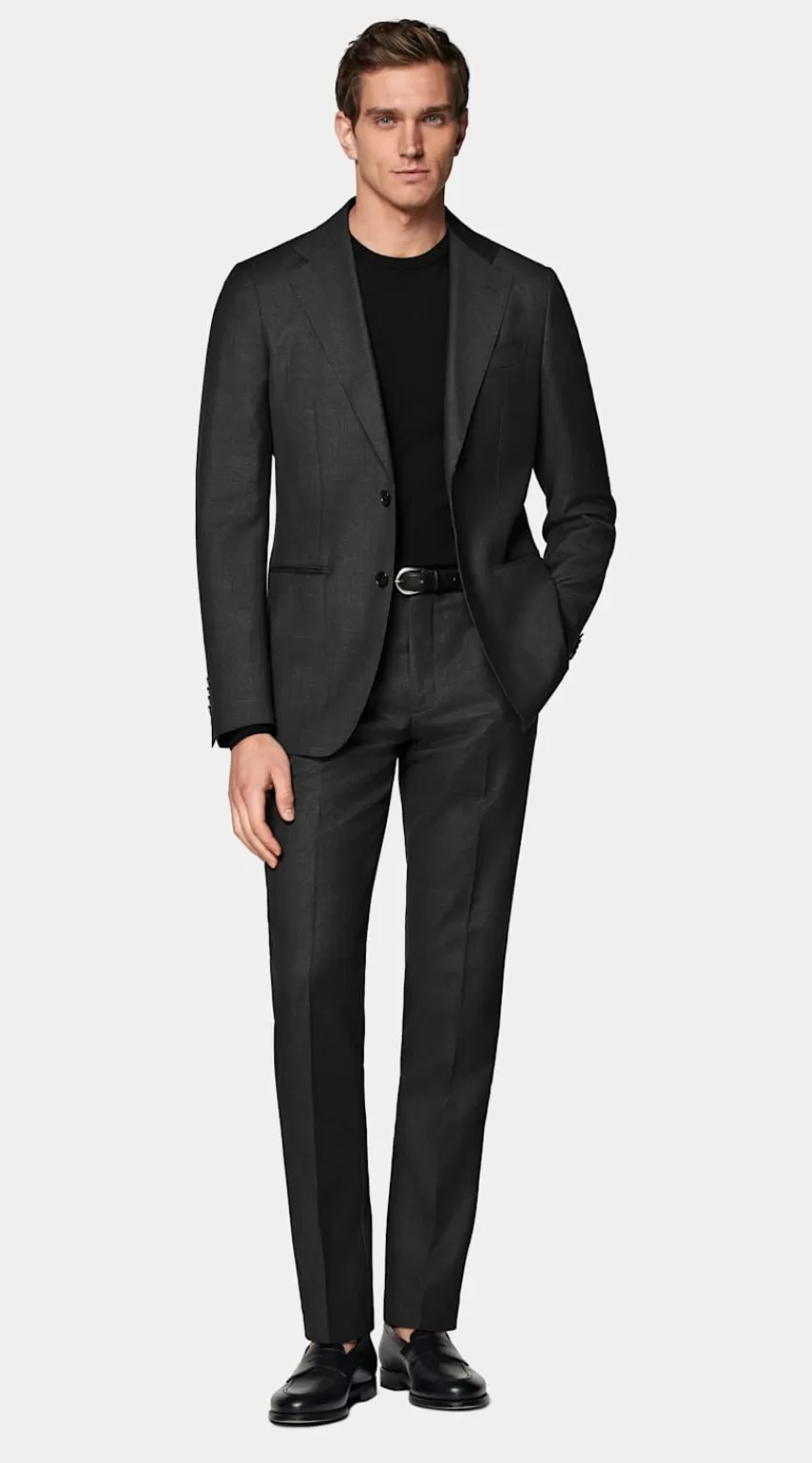 Suitsupply Havana Anzugsakko Dunkelgrau Tailored Fit Aus Pure S110er Schurwolle | Deutschland Shop