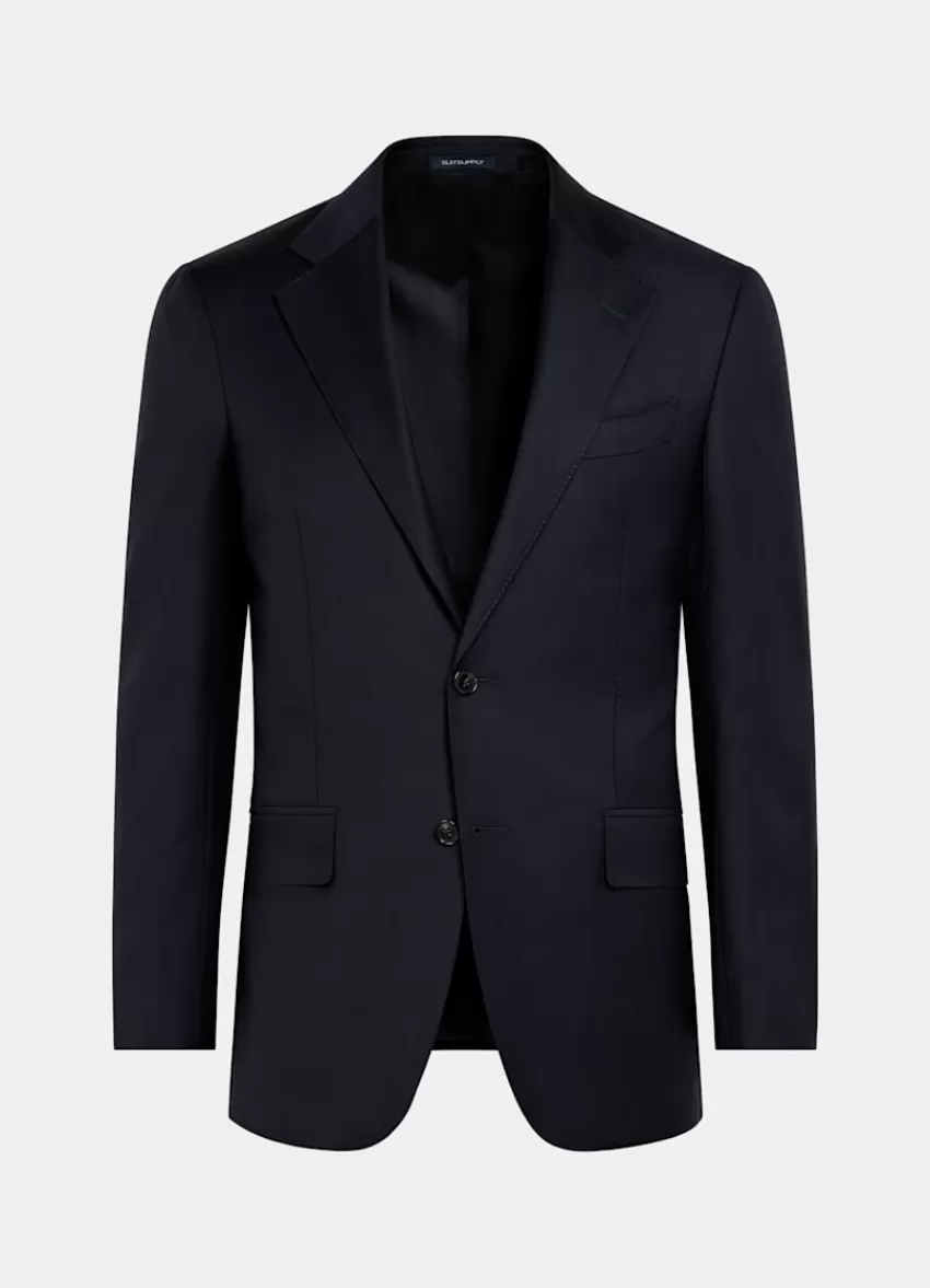 Suitsupply Havana Anzugsakko Navy Tailored Fit Aus Pure S110er Schurwolle | Deutschland Flash Sale