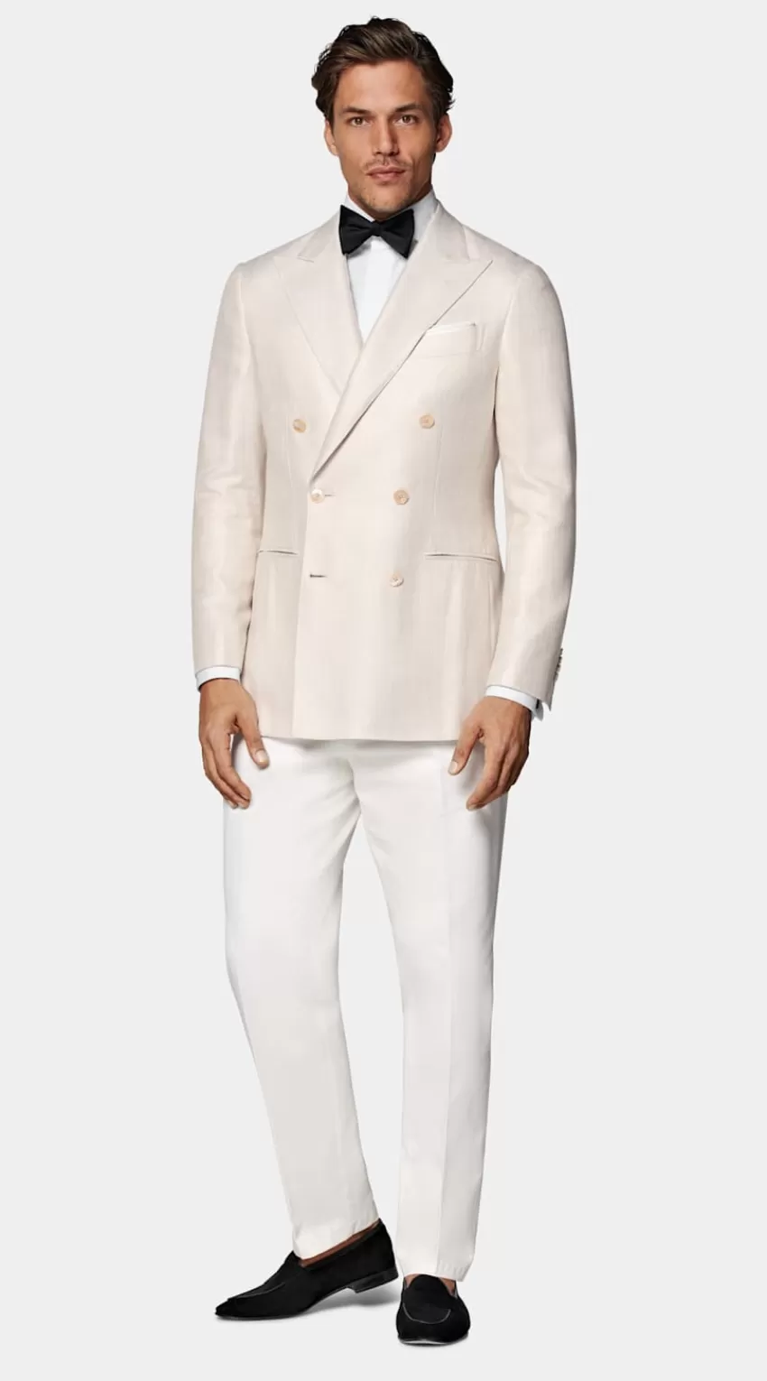 Suitsupply Havana Dinner Jacket Sand Tailored Fit Aus Purer Bambus | Deutschland Sale