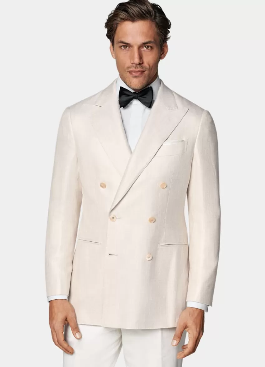 Suitsupply Havana Dinner Jacket Sand Tailored Fit Aus Purer Bambus | Deutschland Sale