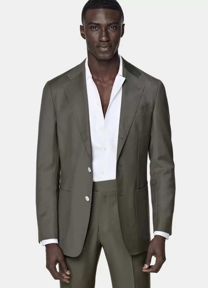 Suitsupply Havana Perennial Anzug Dunkelgrün Tailored Fit Aus Pure S110er Schurwolle | Deutschland Sale