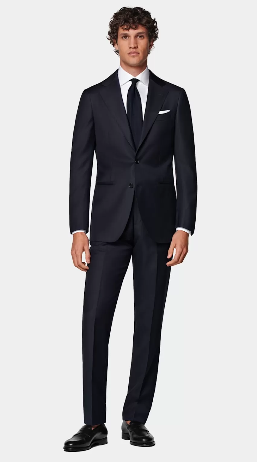 Suitsupply Havana Perennial Anzug Navy Tailored Fit Aus Pure Schurwolle | Deutschland Cheap