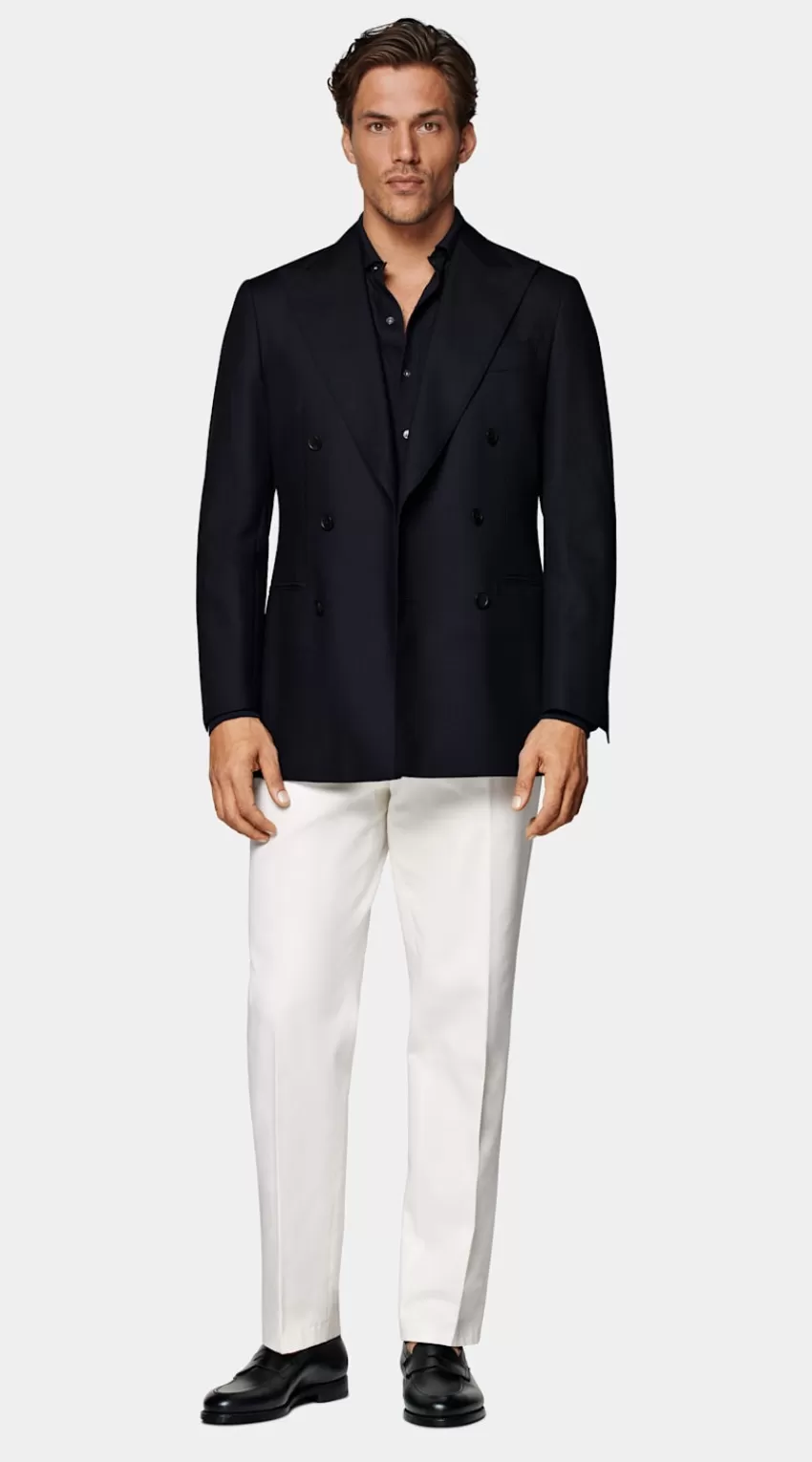 Suitsupply Havana Sakko Navy Tailored Fit Aus Pure 4fach Traveller Schurwolle | Deutschland Sale