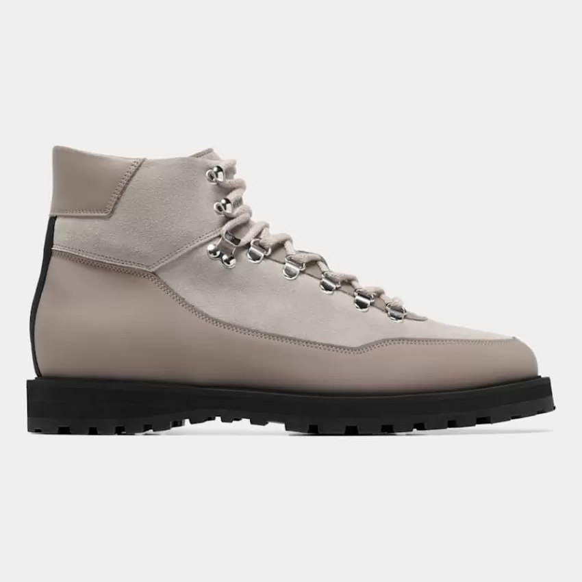 Suitsupply Hiking Boot Sand Aus Italienisches Kalbvelours | Deutschland Discount