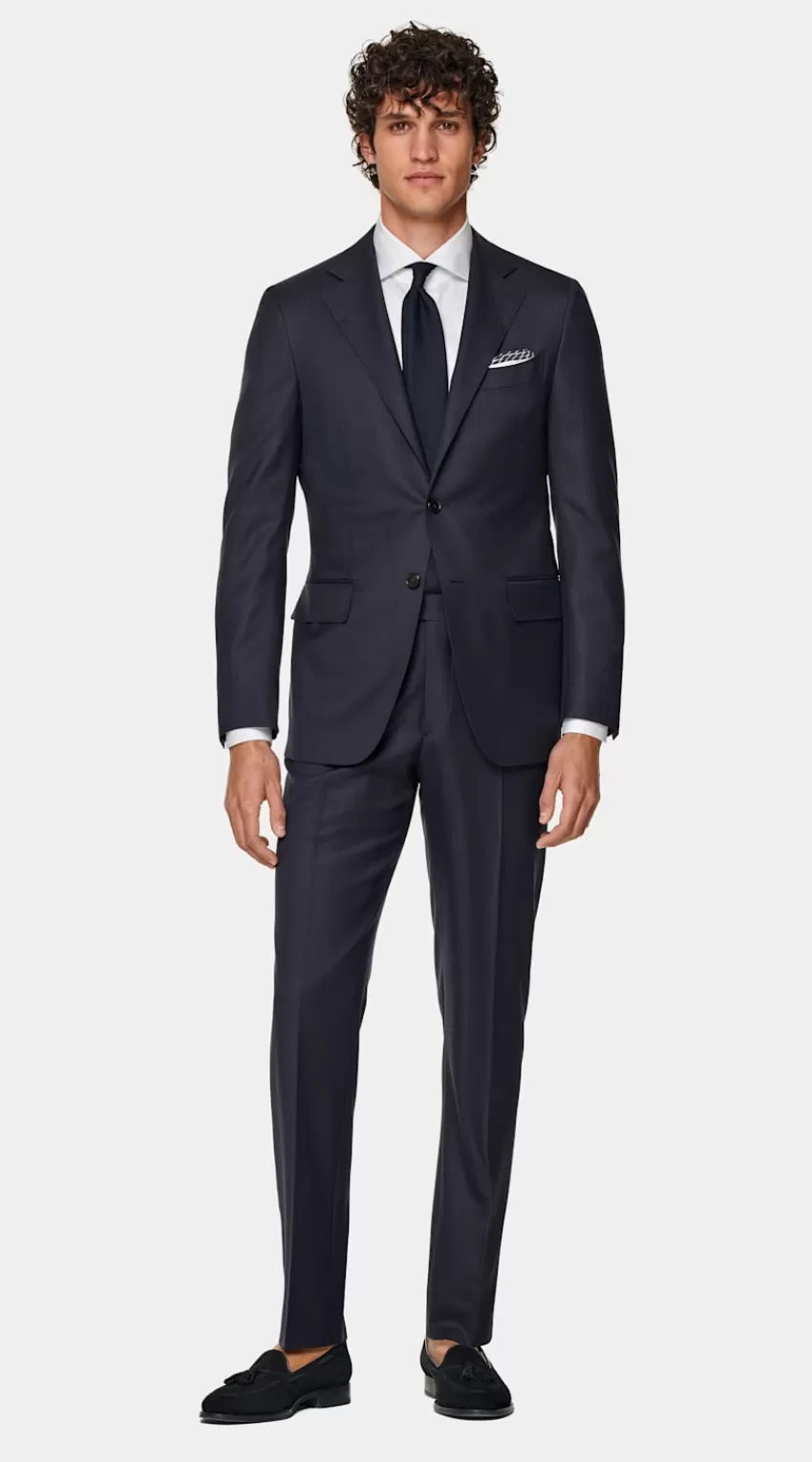 Suitsupply Lazio Anzug Navy Tailored Fit Aus Pure S150er Schurwolle | Deutschland Store