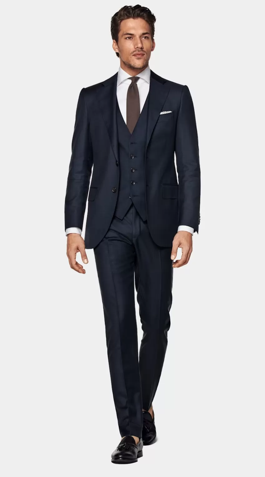 Suitsupply Lazio Anzugsakko Navy Tailored Fit Aus Pure S110er Schurwolle | Deutschland Clearance