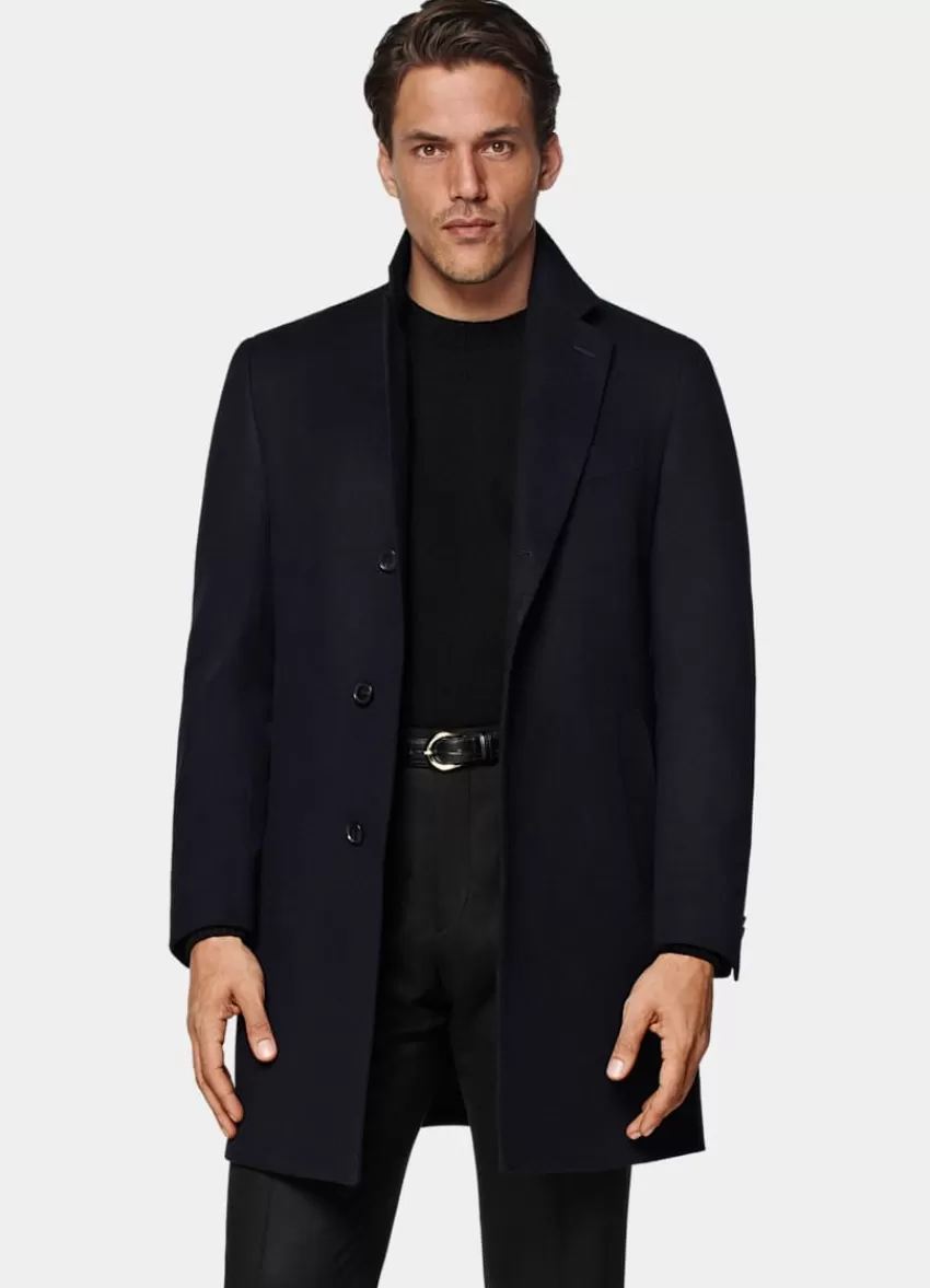 Suitsupply Mantel Navy Aus Pure Schurwolle | Deutschland Best Sale