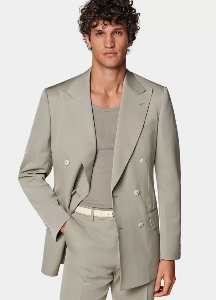 Suitsupply Milano Anzug Hellgrün Tailored Fit Aus Wolle Mohair | Deutschland Best