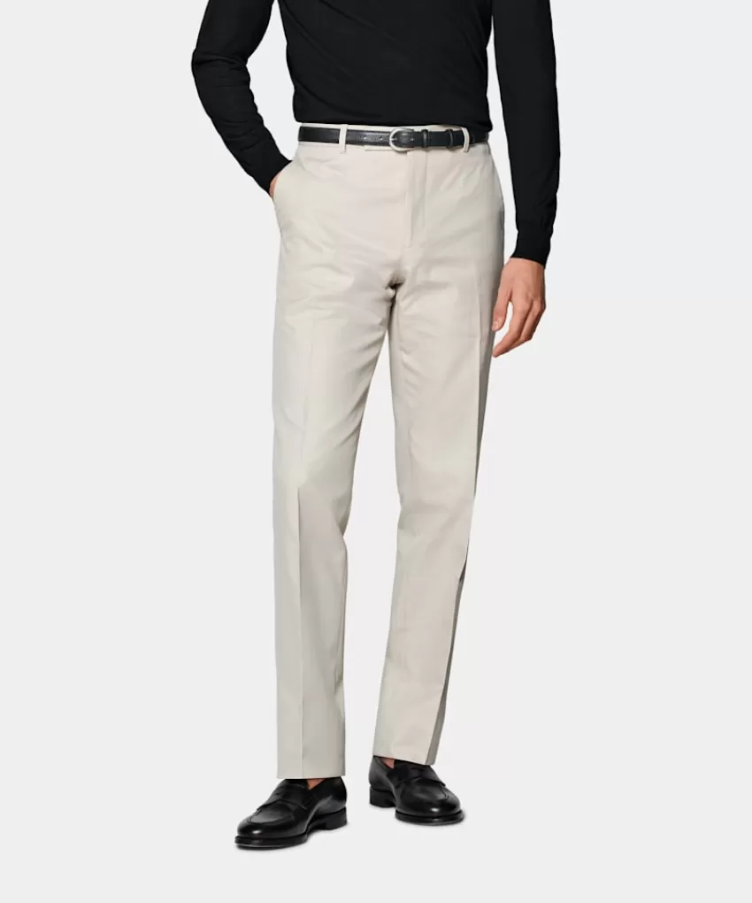 Suitsupply Milano Hose Sand Straight Leg Aus Reine Baumwolle | Deutschland Flash Sale