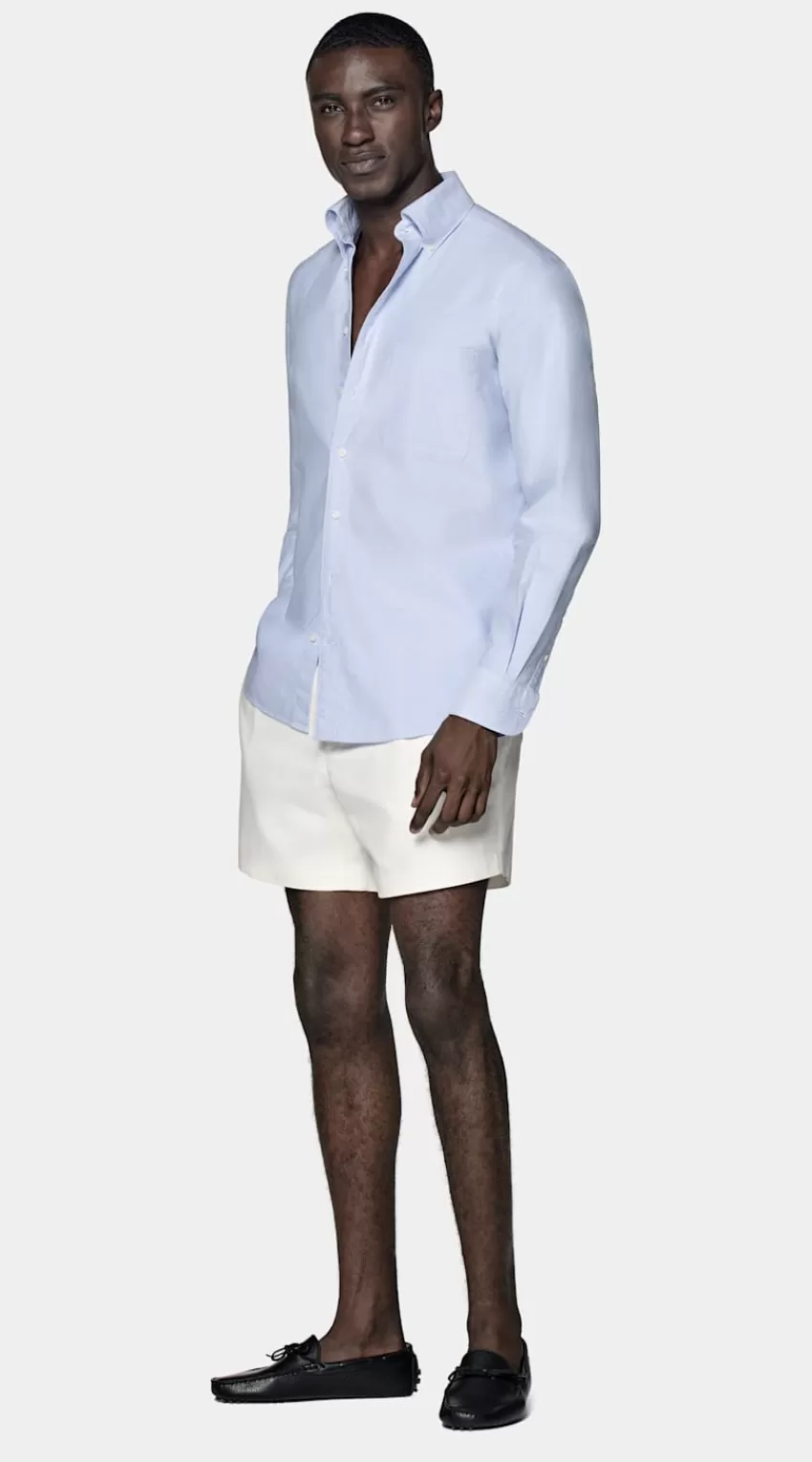 Suitsupply Oxford Hemd Hellblau Slim Fit Aus Ägyptische Baumwolle | Deutschland Flash Sale