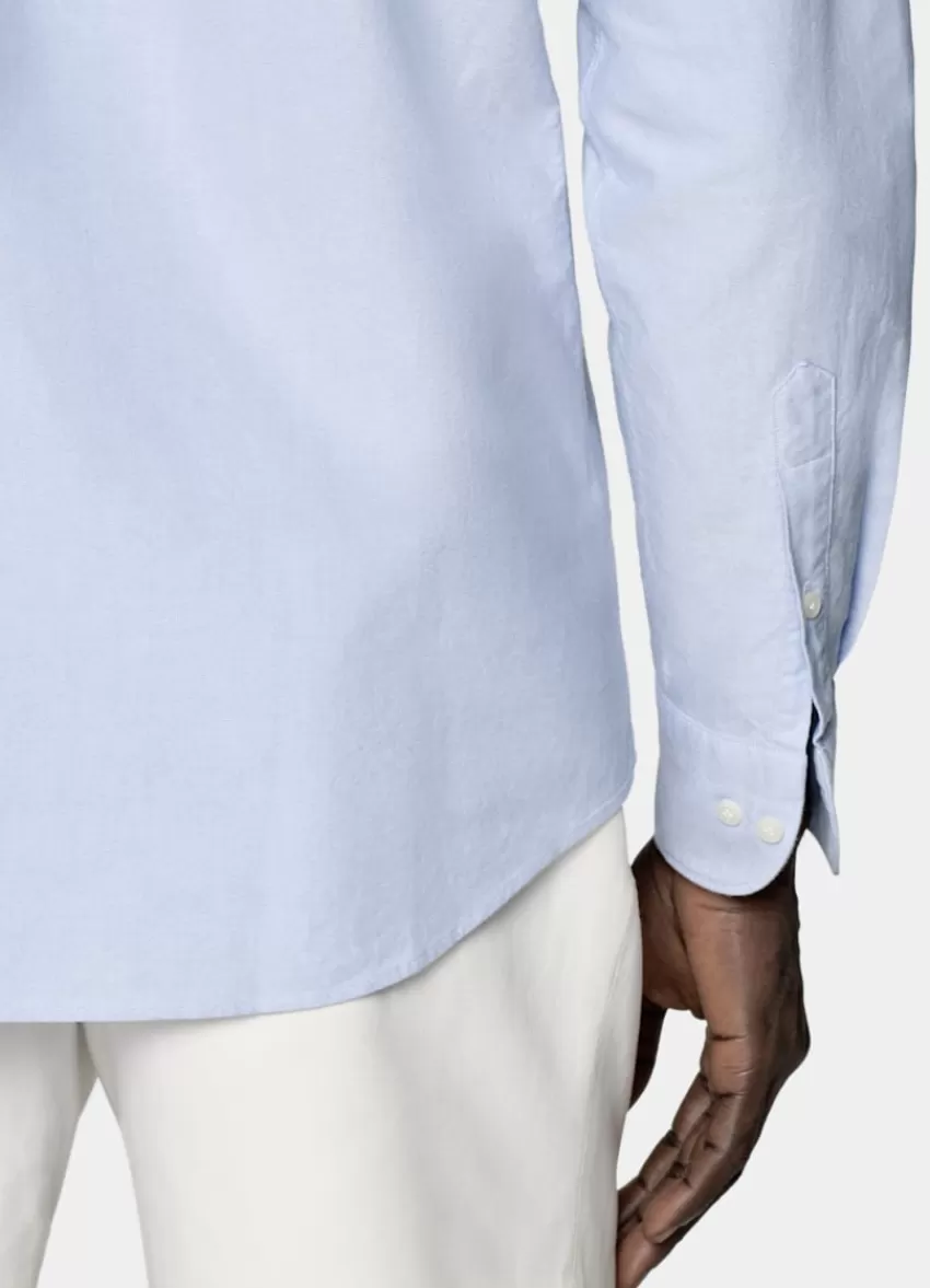 Suitsupply Oxford Hemd Hellblau Slim Fit Aus Ägyptische Baumwolle | Deutschland Flash Sale
