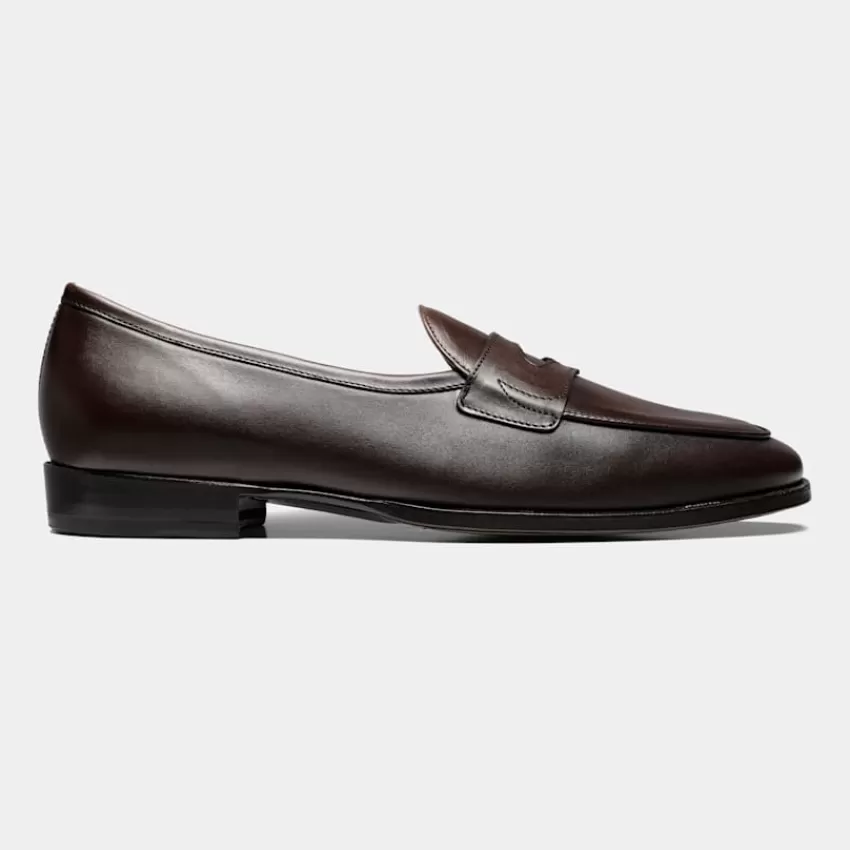 Suitsupply Penny Loafer Braun Aus Italienisches Kalbsleder | Deutschland Flash Sale