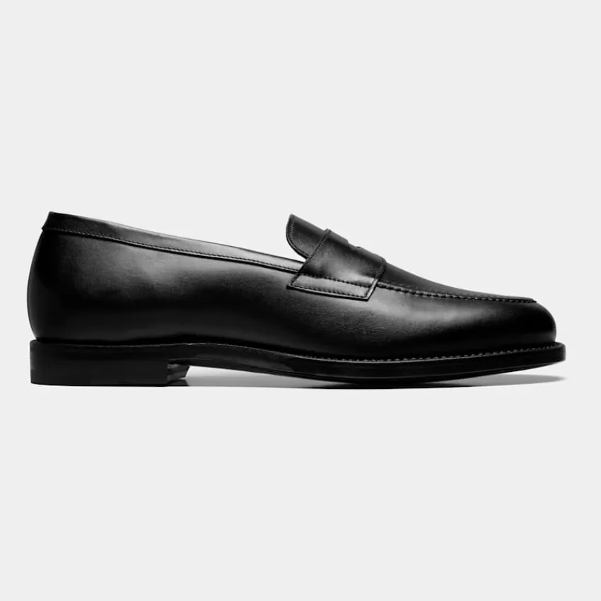 Suitsupply Penny Loafer Schwarz Aus Italienisches Kalbsleder | Deutschland Store