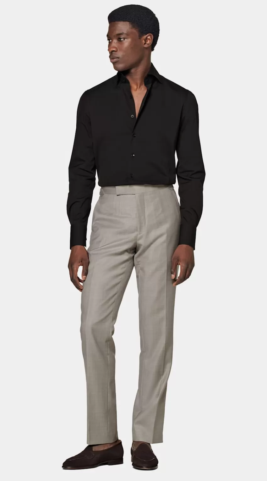 Suitsupply Popeline-Hemd Dunkelbraun Extra Slim Fit Aus Stretch-Baumwolle Polyamid | Deutschland Fashion