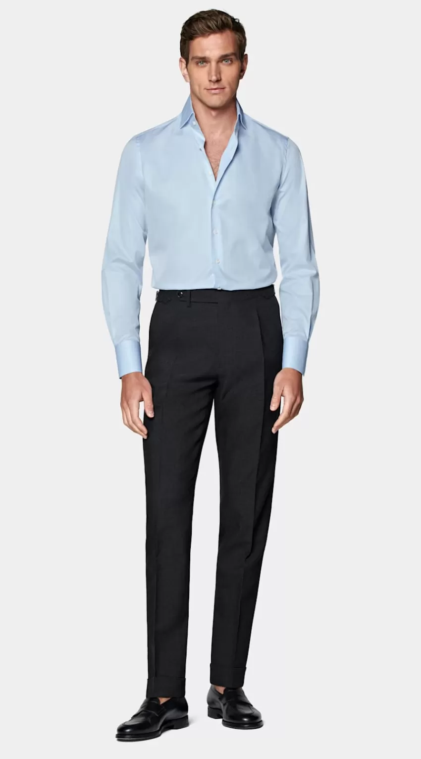 Suitsupply Popeline-Hemd Hellblau Tailored Fit Aus Ägyptische Baumwolle | Deutschland Store