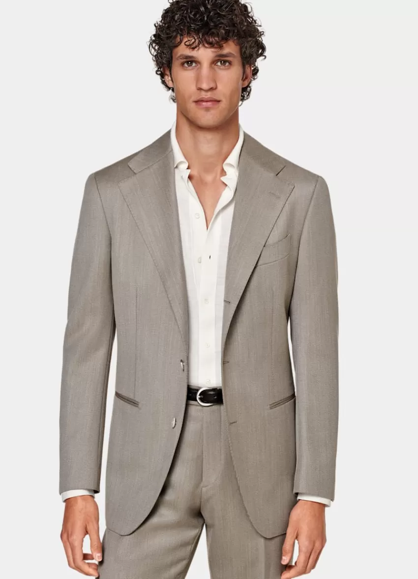 Suitsupply Roma Anzug Mittelbraun Relaxed Fit Aus Pure Schurwolle | Deutschland New