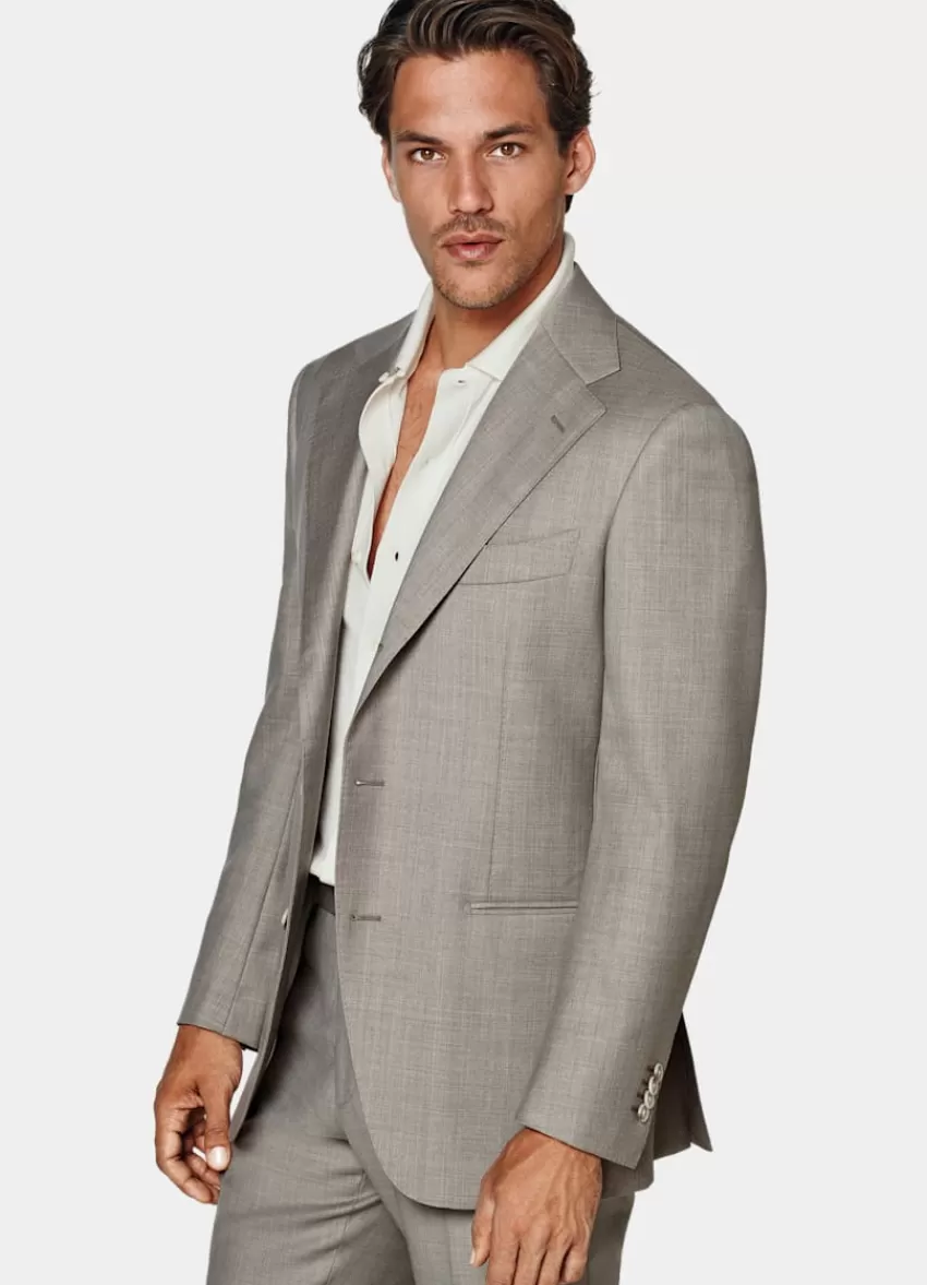 Suitsupply Roma Anzug Sand Relaxed Fit Aus Pure S110er Schurwolle | Deutschland Cheap