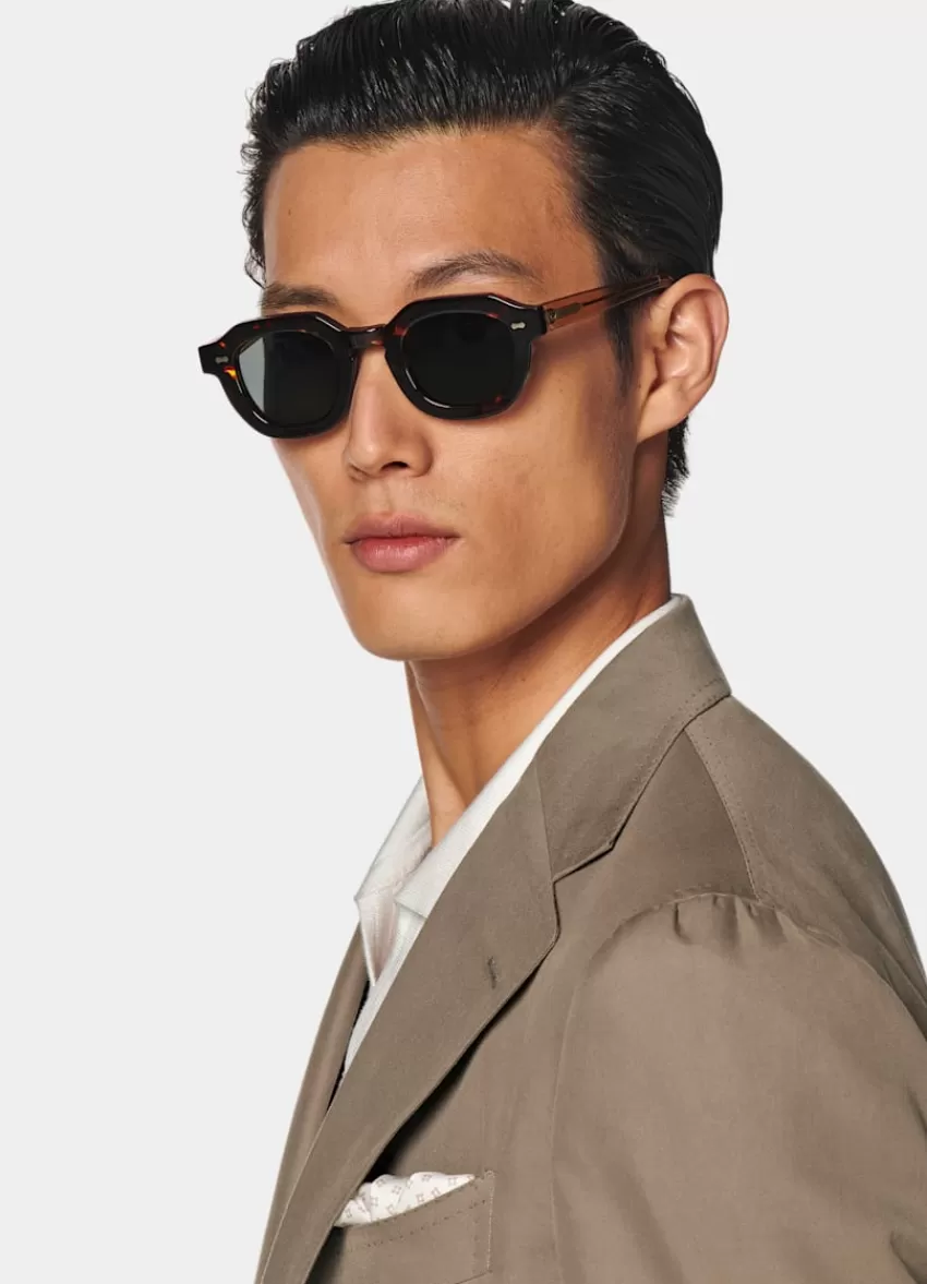 Suitsupply Roma Anzug Taupe Relaxed Fit Aus Reine Baumwolle | Deutschland Fashion