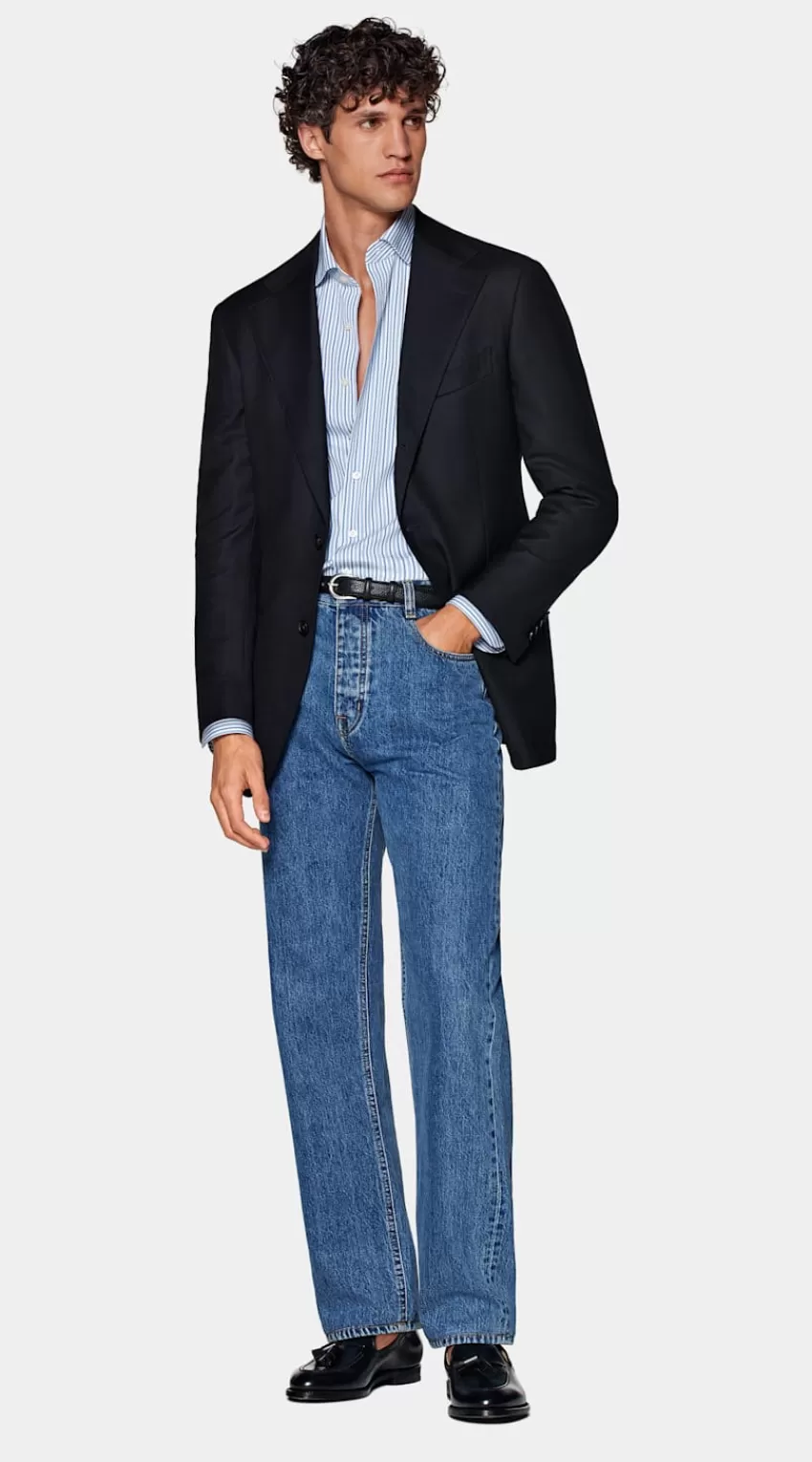 Suitsupply Roma Sakko Navy Relaxed Fit Aus Pure S130er Schurwolle | Deutschland Flash Sale