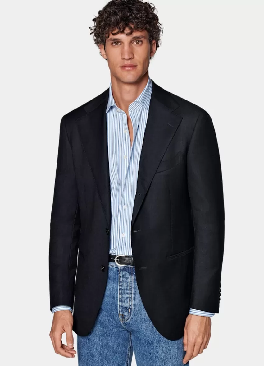 Suitsupply Roma Sakko Navy Relaxed Fit Aus Pure S130er Schurwolle | Deutschland Flash Sale