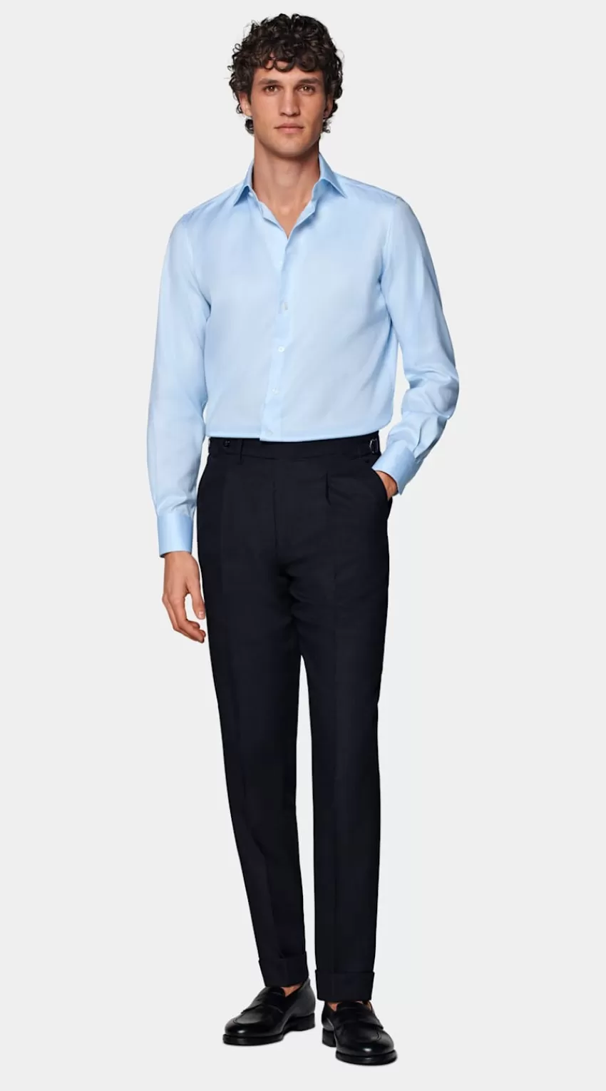 Suitsupply Royal Oxford Hemd Hellblau In Slim Fit Aus Pima-Baumwolle Traveller | Deutschland Best Sale