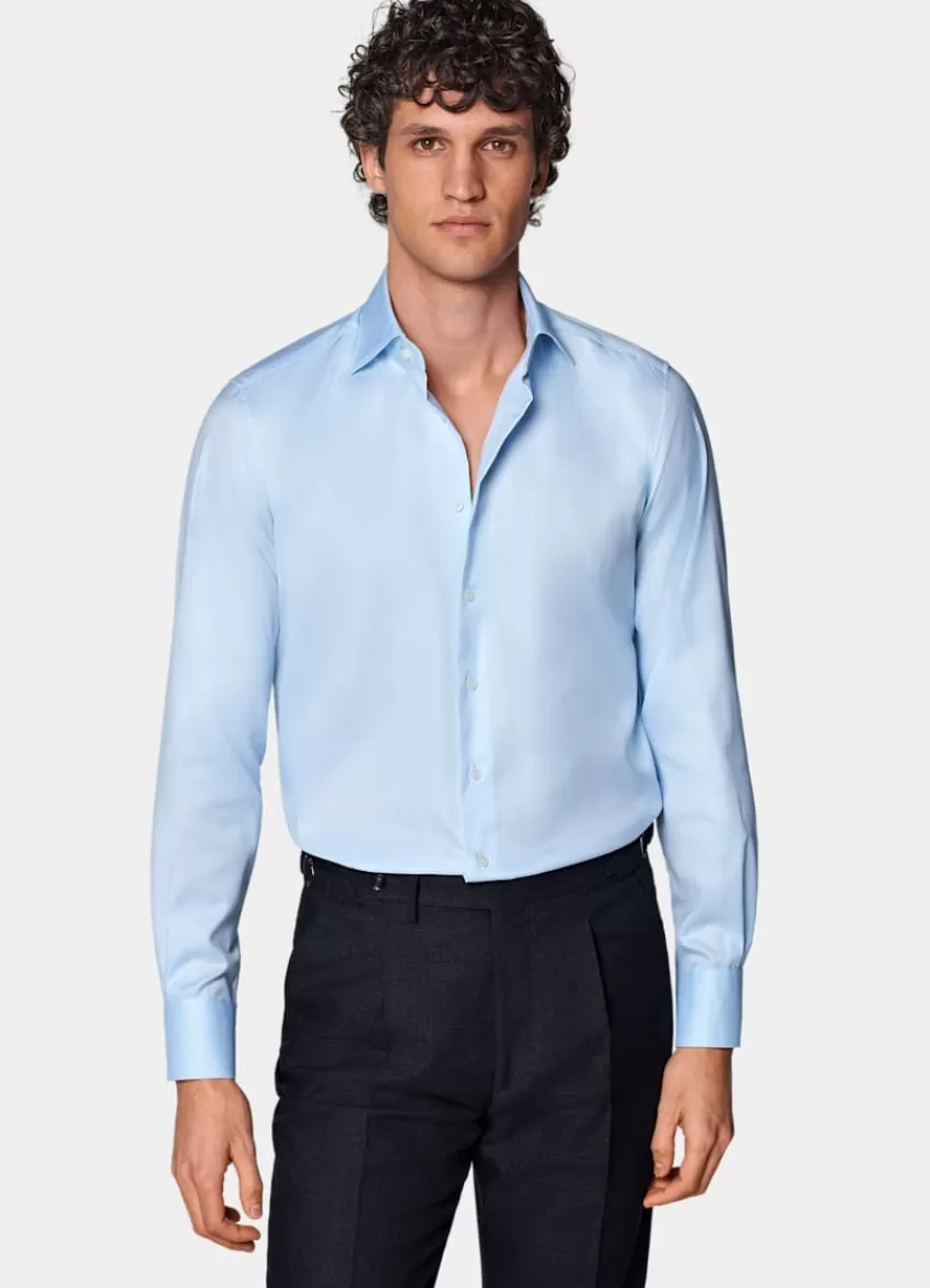 Suitsupply Royal Oxford Hemd Hellblau In Slim Fit Aus Pima-Baumwolle Traveller | Deutschland Best Sale