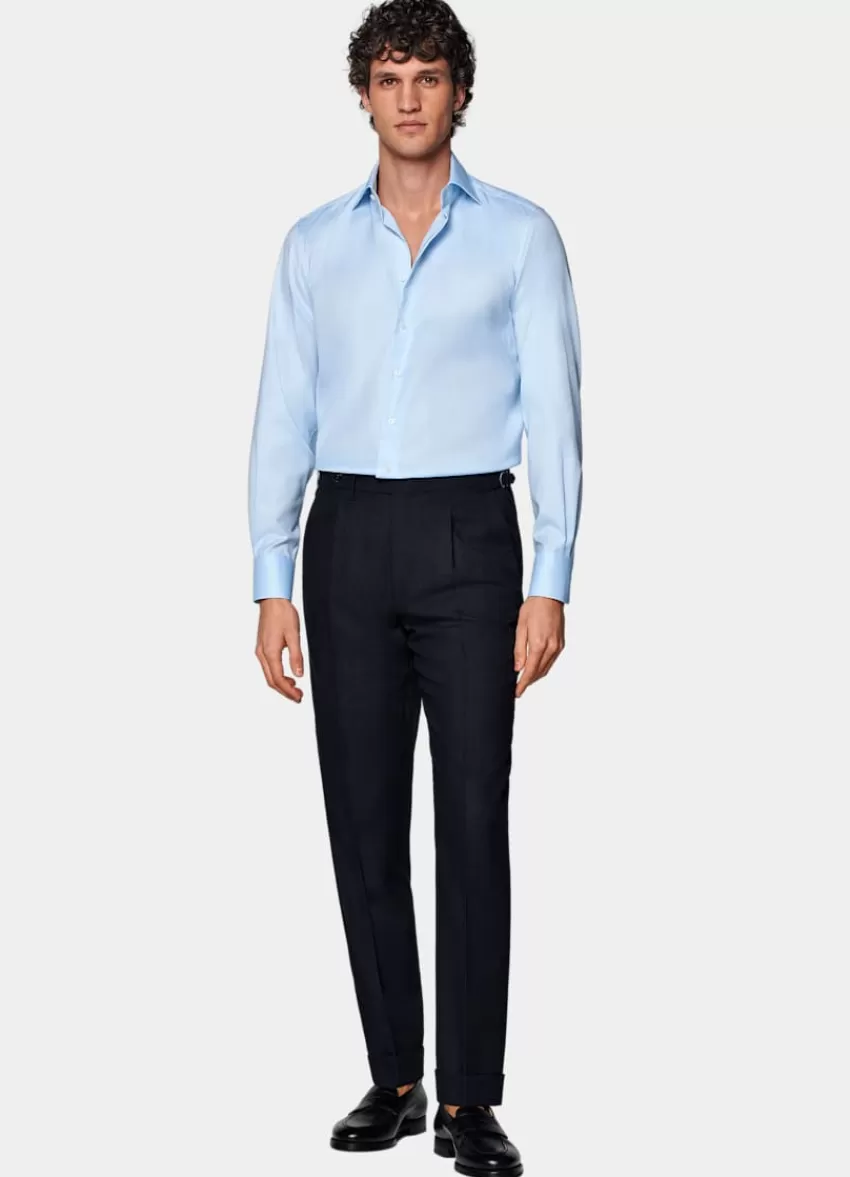 Suitsupply Royal Oxford Hemd Hellblau In Slim Fit Aus Pima-Baumwolle Traveller | Deutschland Best Sale