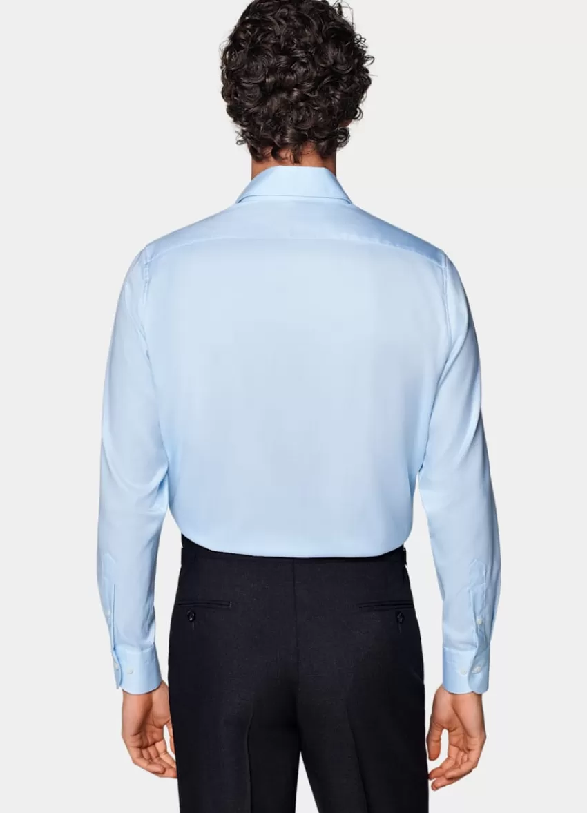 Suitsupply Royal Oxford Hemd Hellblau In Slim Fit Aus Pima-Baumwolle Traveller | Deutschland Best Sale