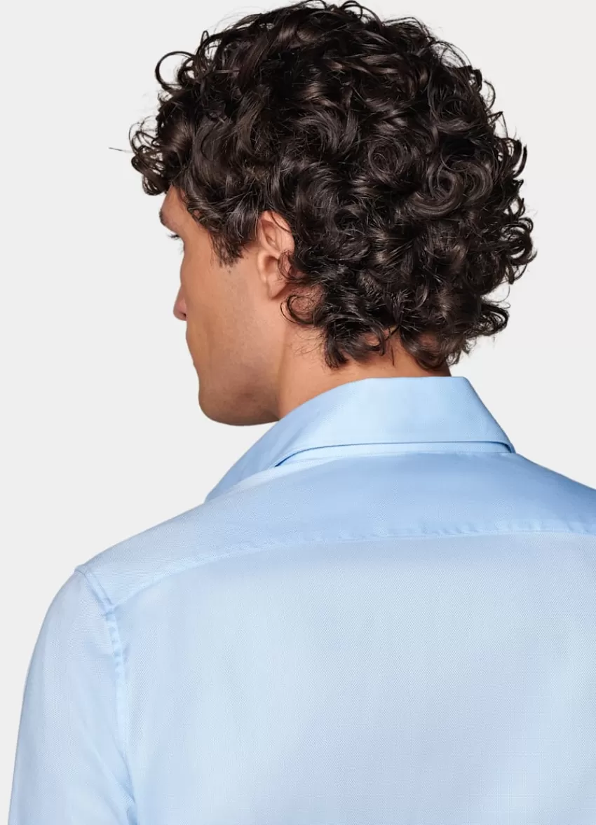 Suitsupply Royal Oxford Hemd Hellblau In Slim Fit Aus Pima-Baumwolle Traveller | Deutschland Best Sale